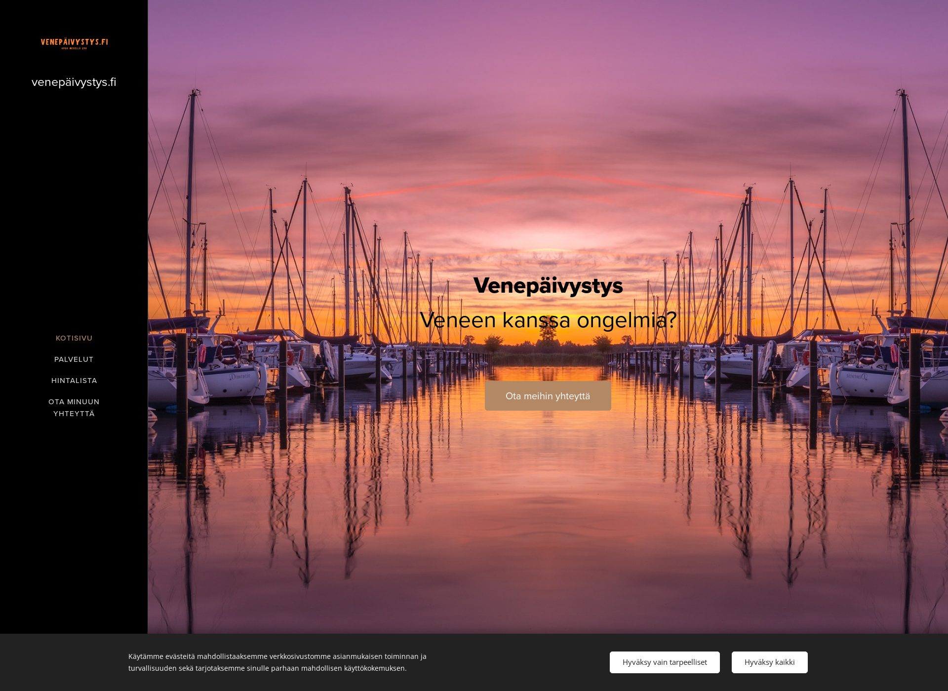 Näyttökuva venepaivystys.fi
