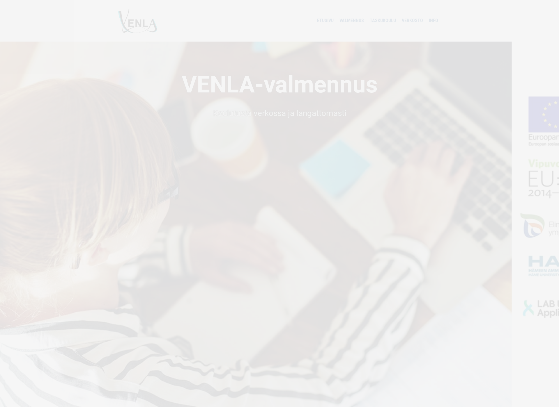 Screenshot for venlavalmennus.fi