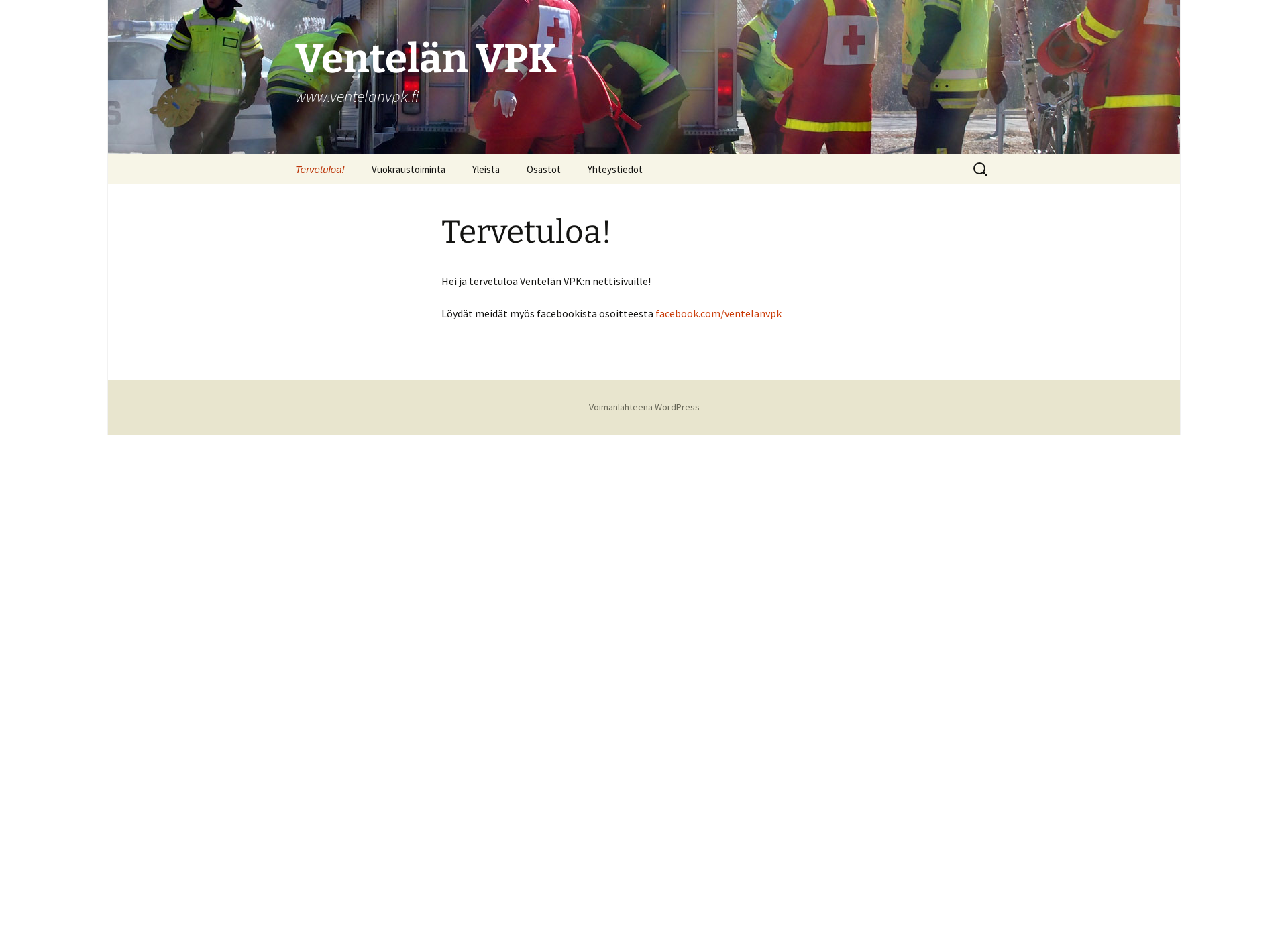 Screenshot for ventelanvpk.fi