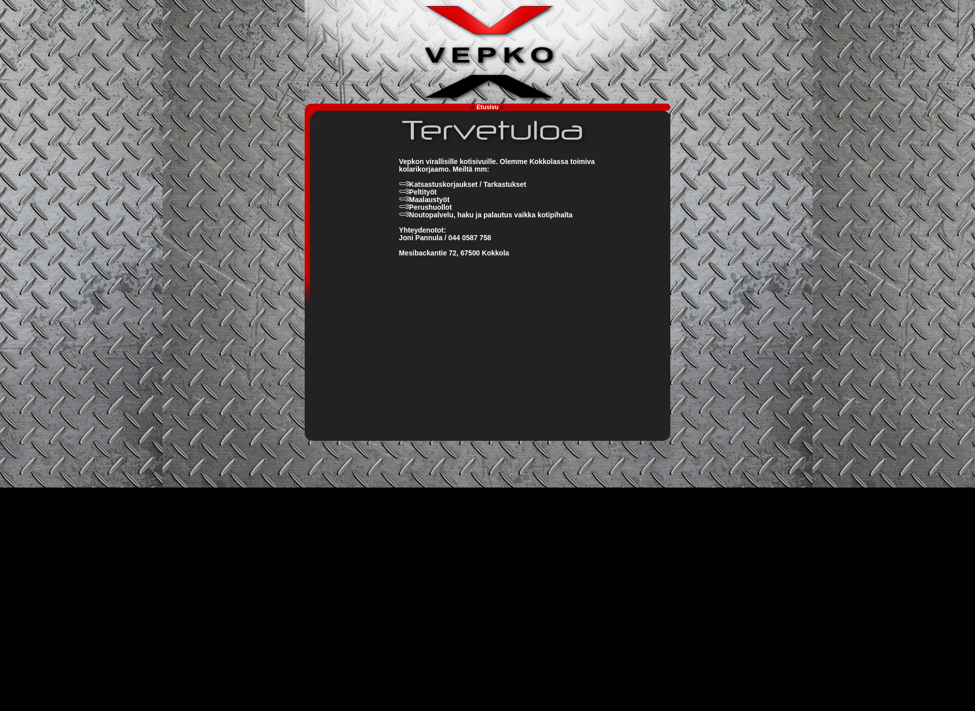 Screenshot for vepko.fi