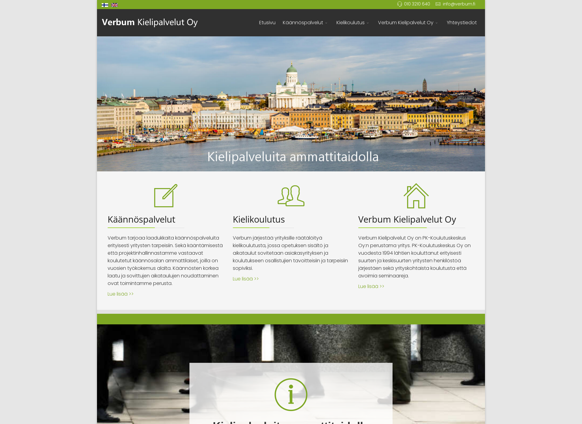 Screenshot for verbum.fi