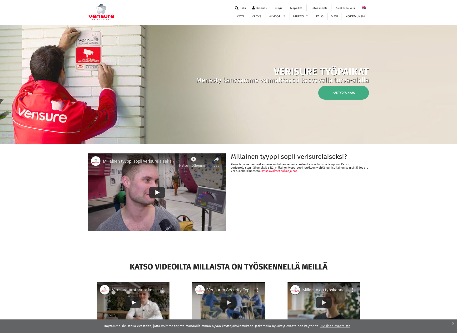 Screenshot for verisurelle.fi
