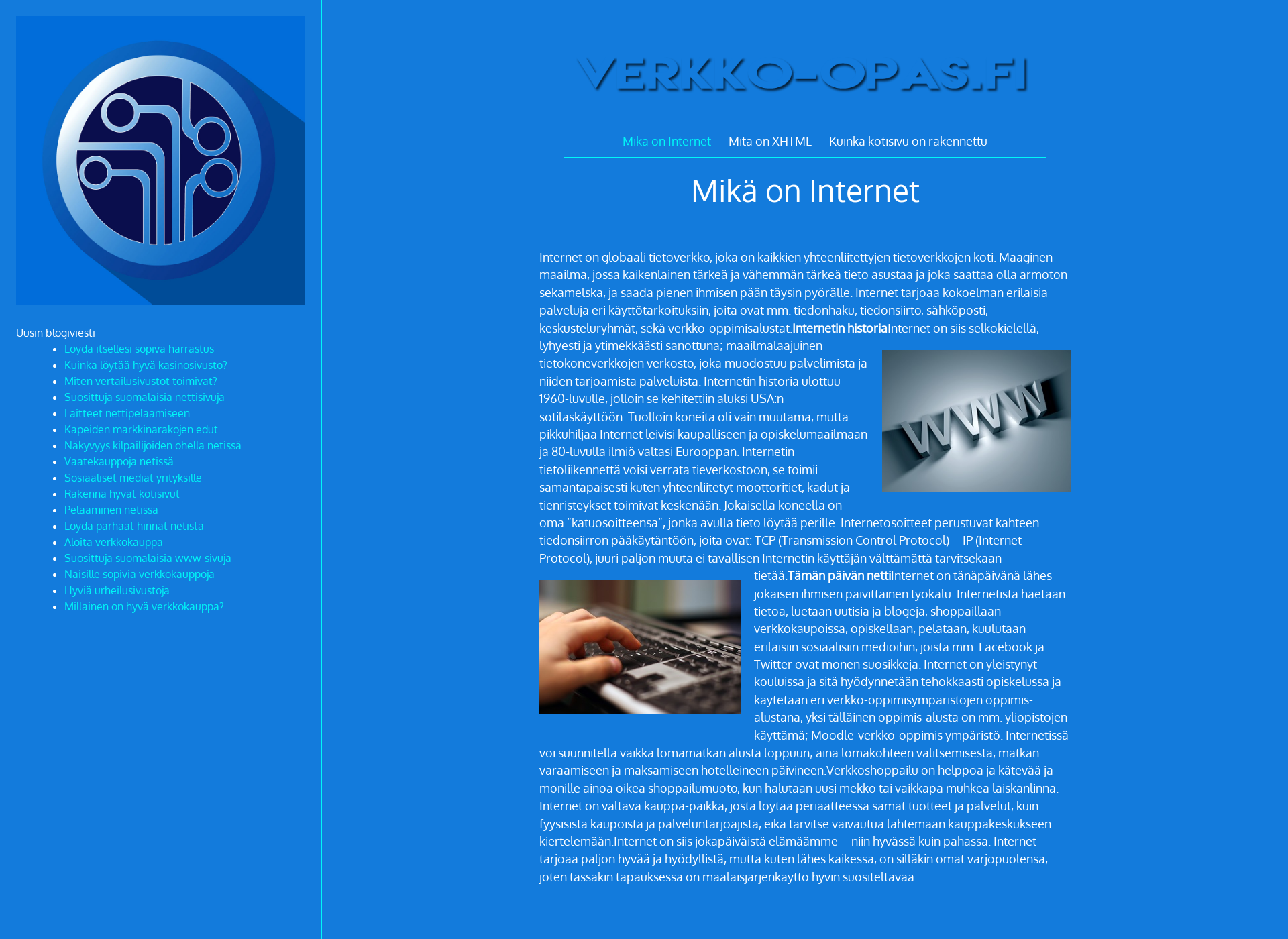 Screenshot for verkko-opas.fi