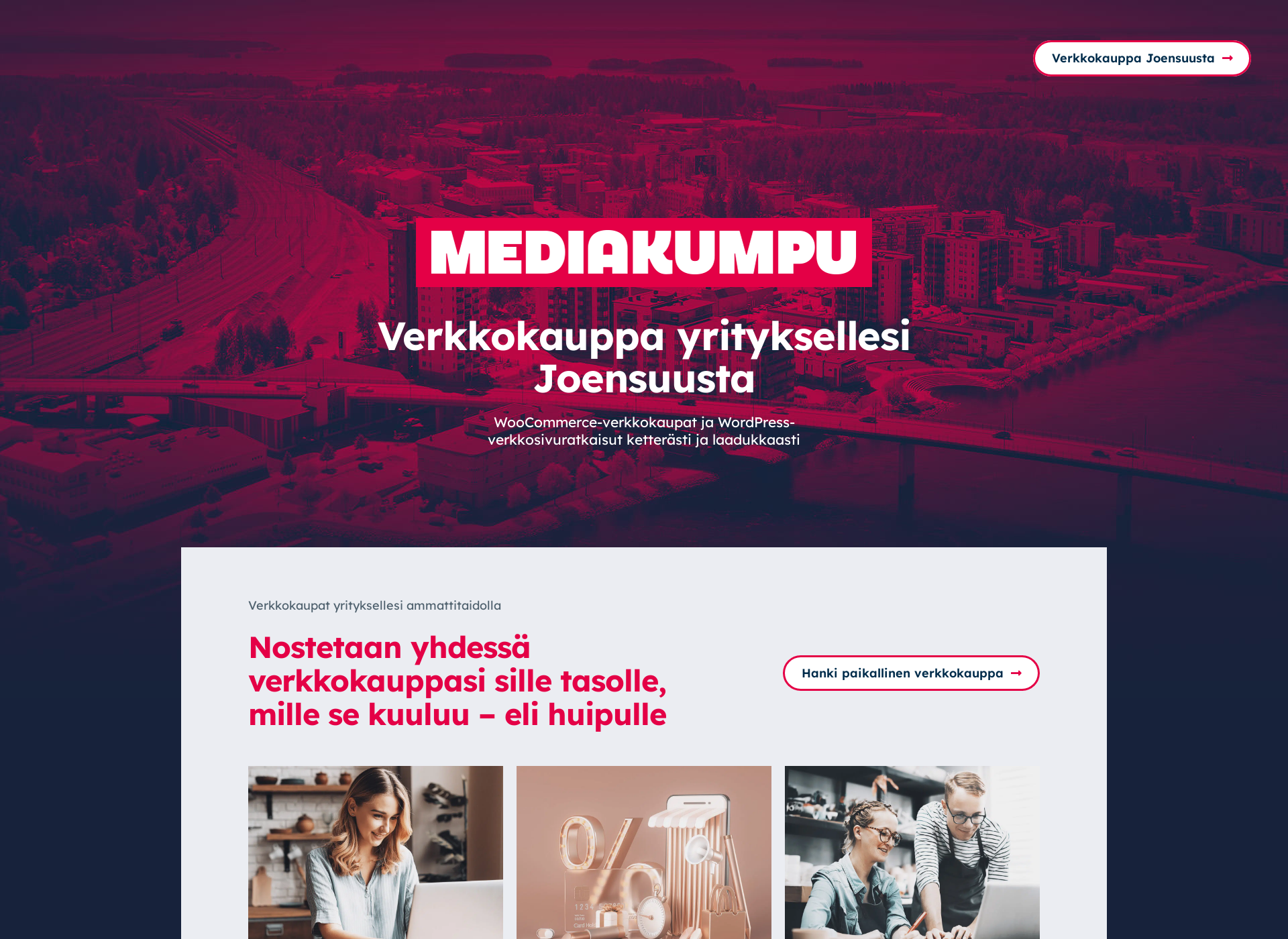Screenshot for verkkokauppajoensuu.fi