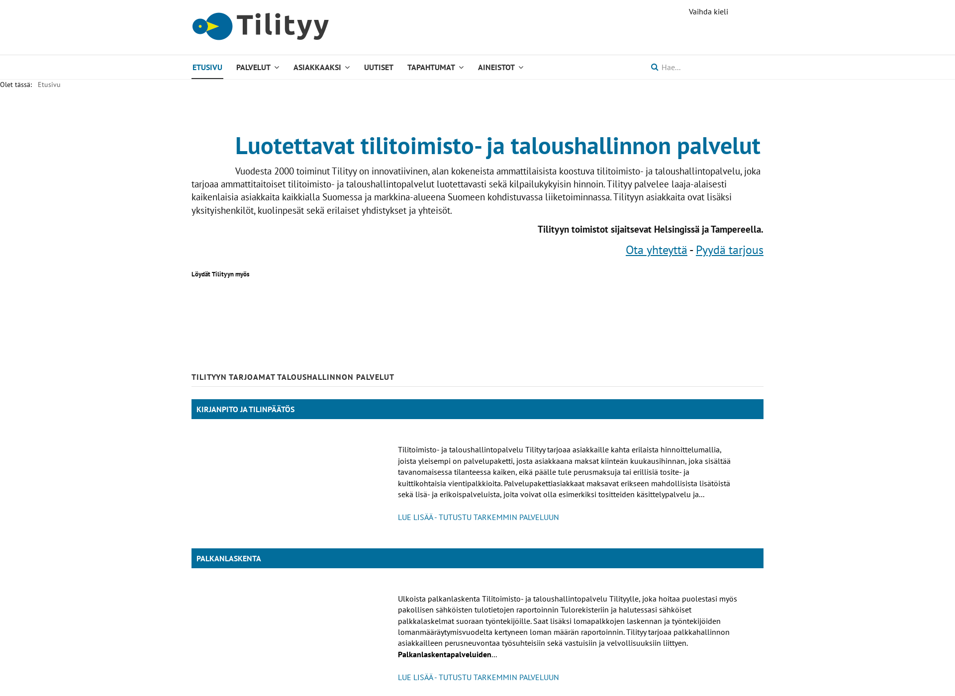 Skärmdump för verkkokauppatilitoimisto.fi