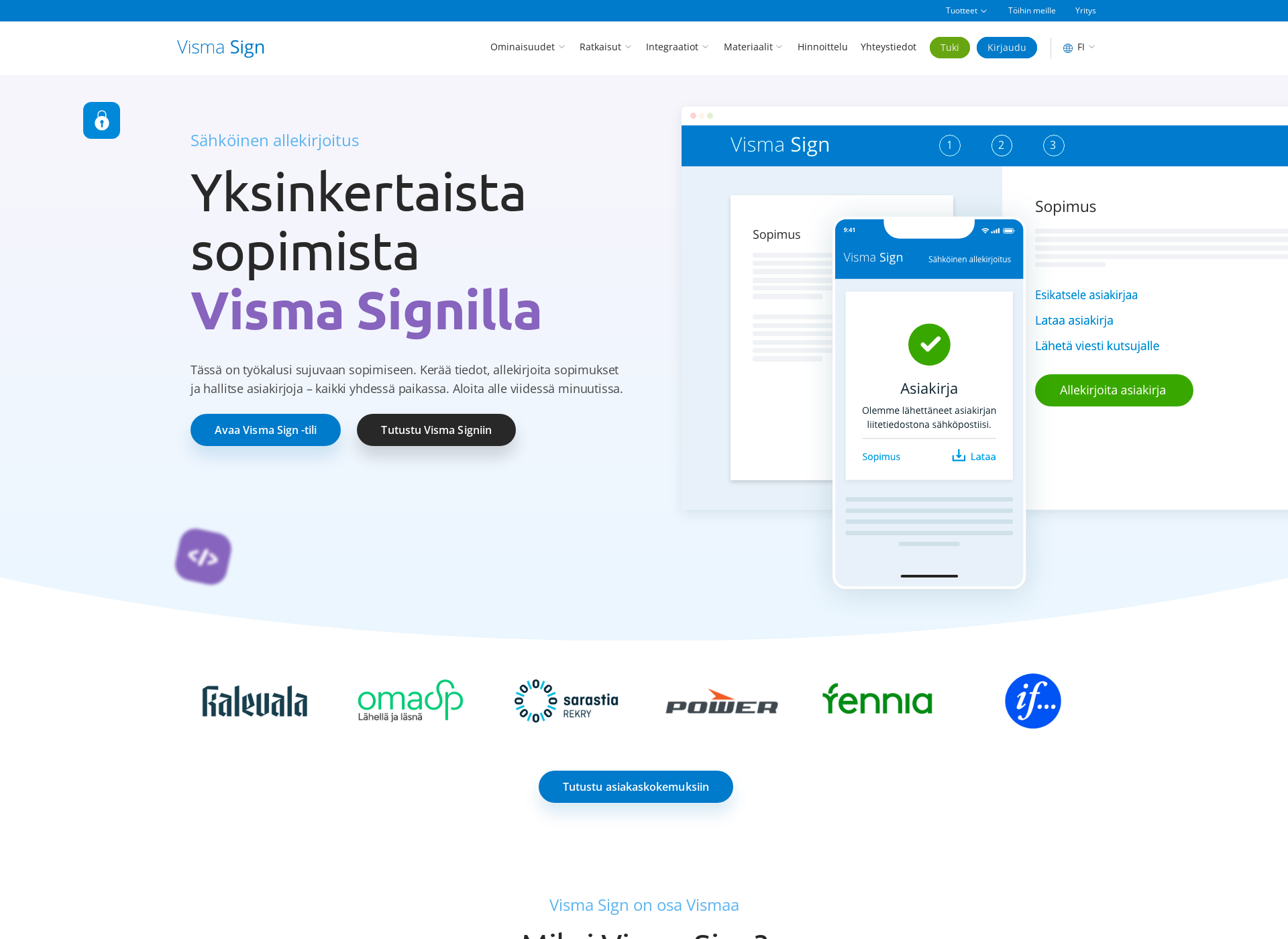Näyttökuva verkkolomake.fi