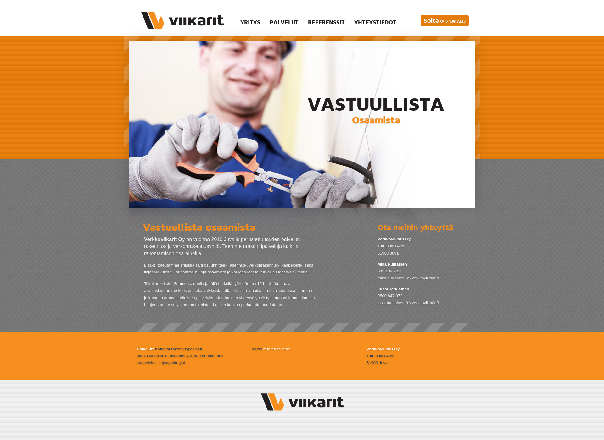 Skärmdump för verkkoviikarit.fi