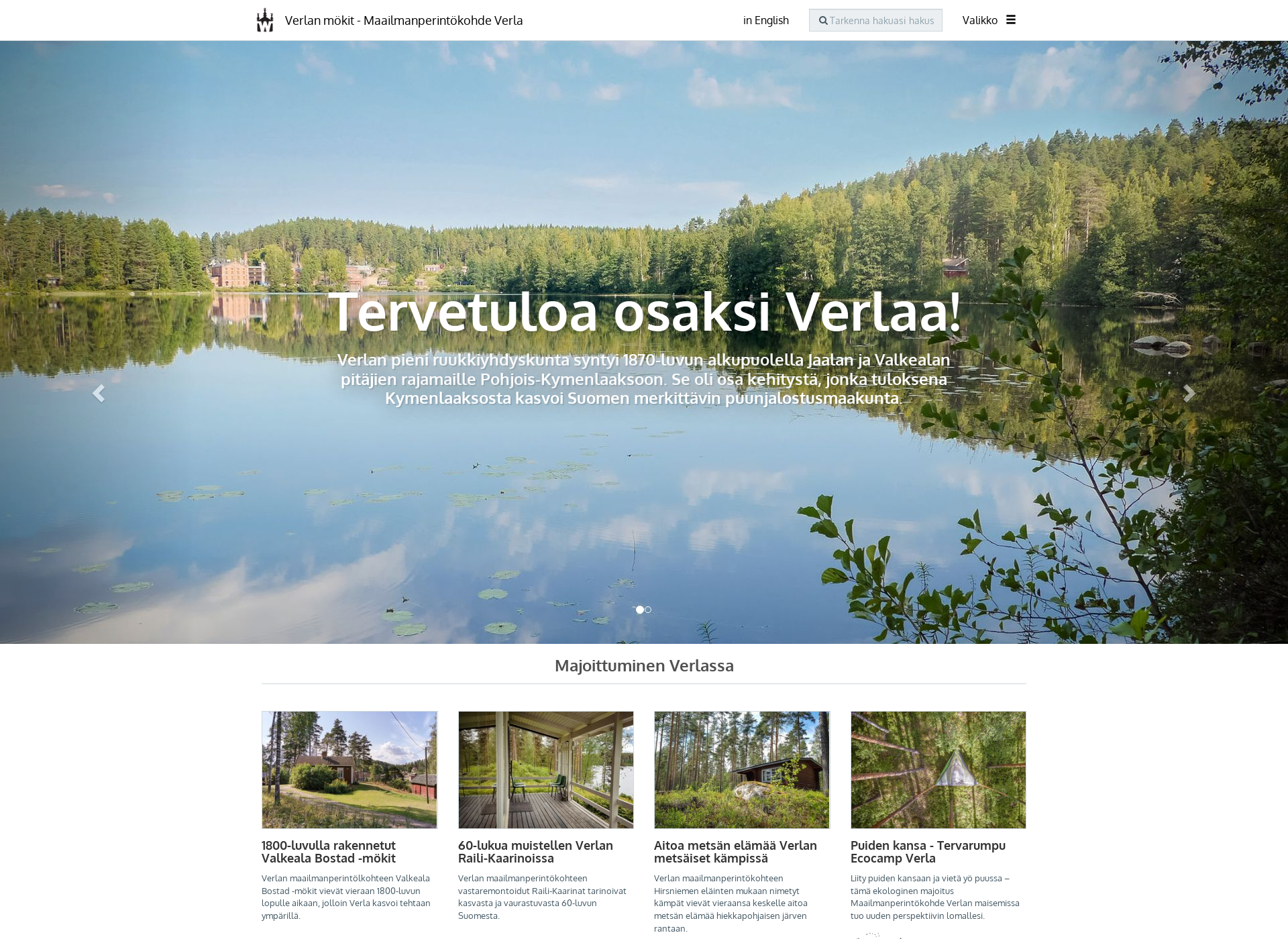 Screenshot for verlanmokit.fi