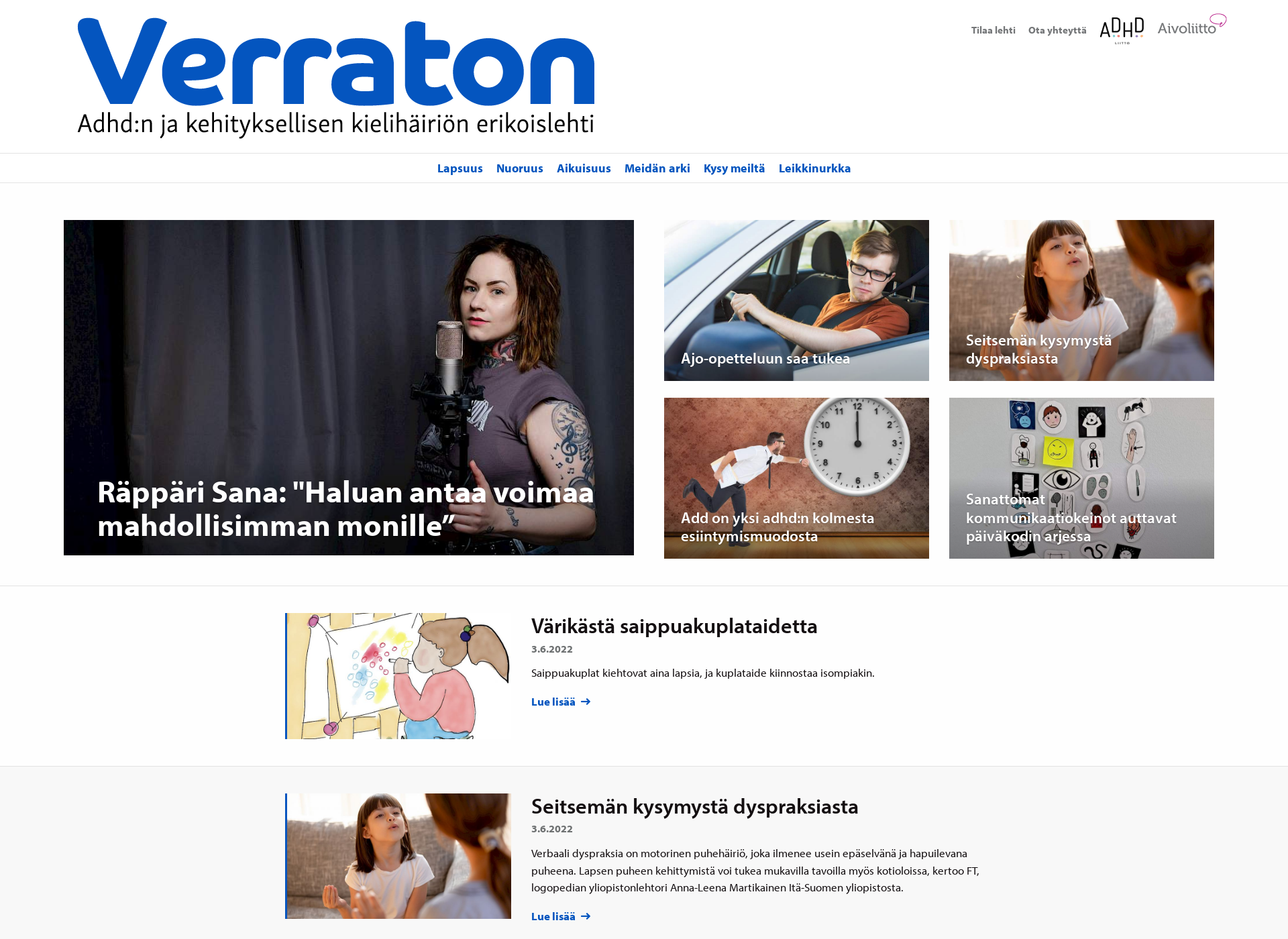 Screenshot for verraton-lehti.fi