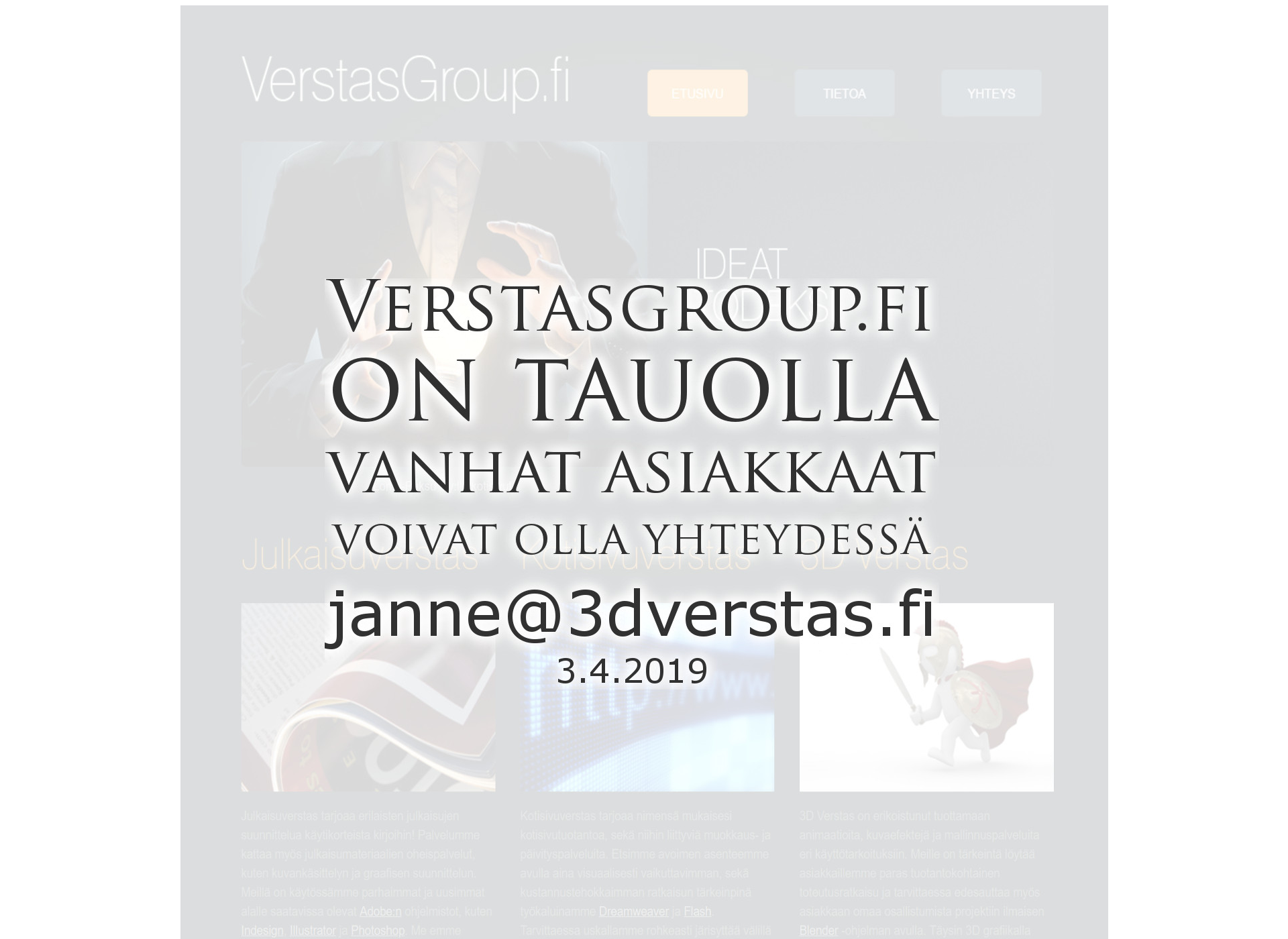 Screenshot for verstasgroup.fi