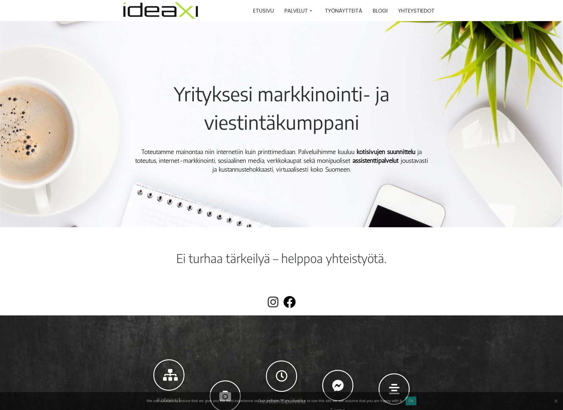 Skärmdump för verzo.fi