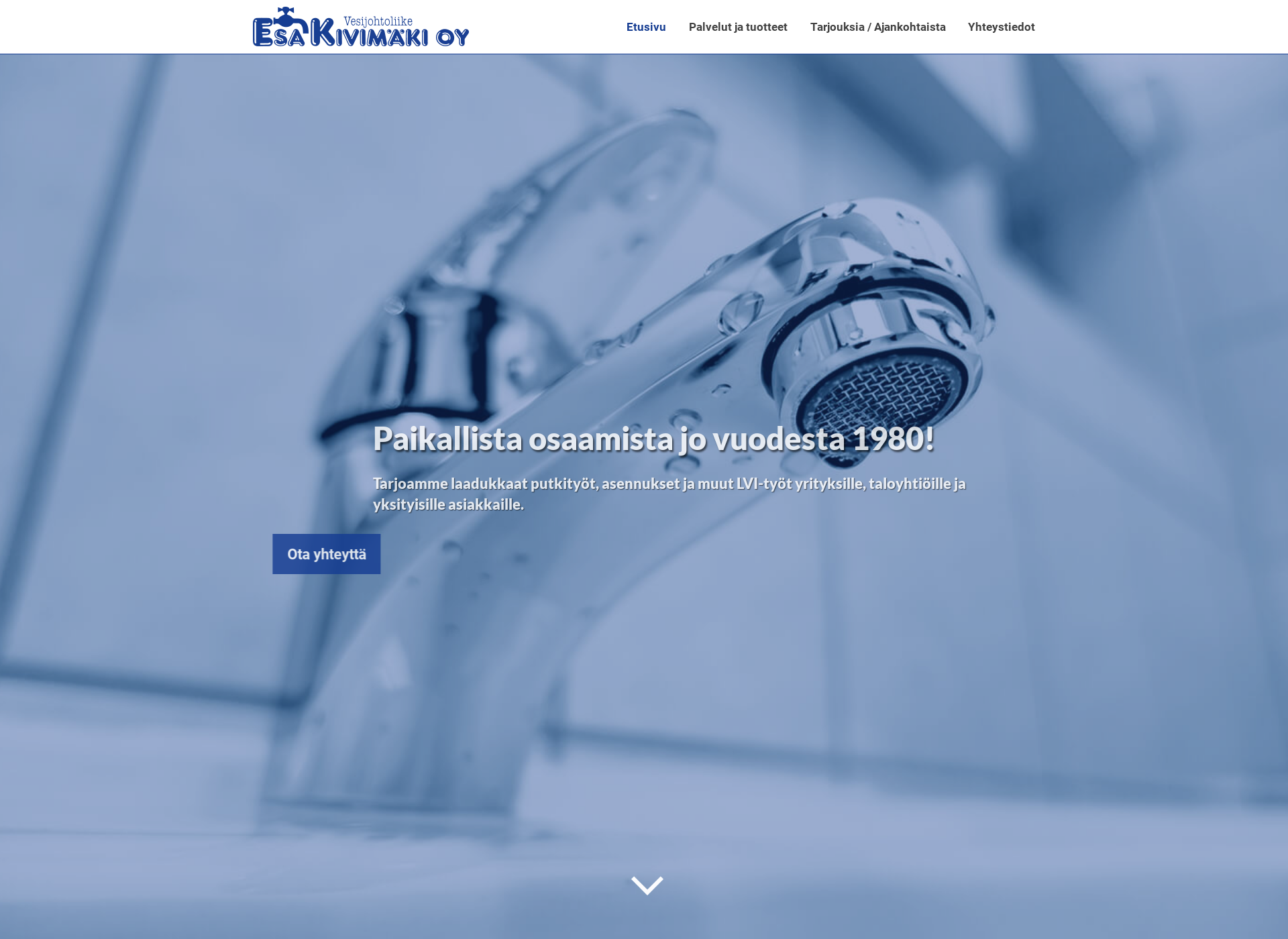 Screenshot for vesijohtoliikekivimaki.fi