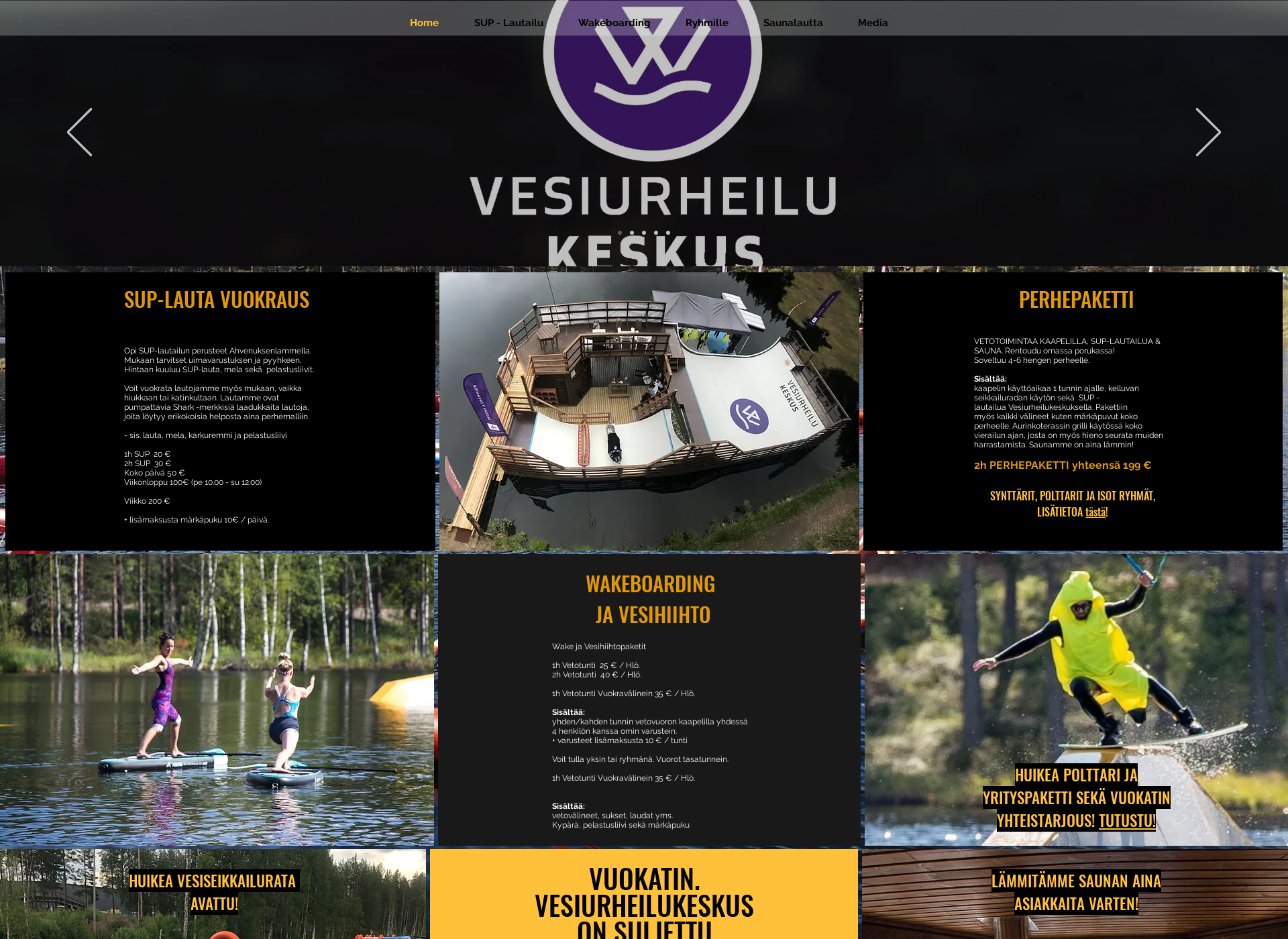 Screenshot for vesiurheilukeskus.fi