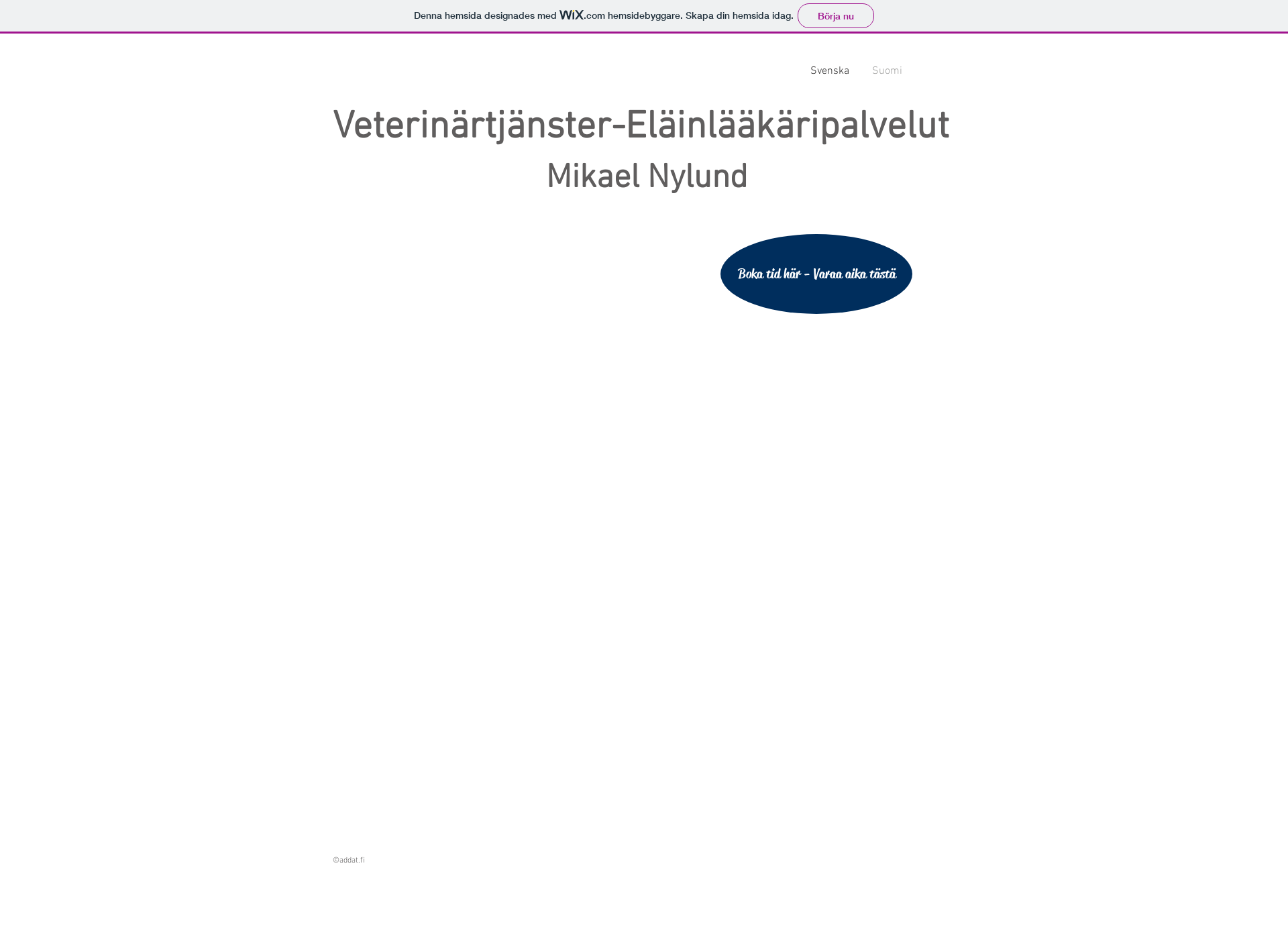 Screenshot for veterinar.fi