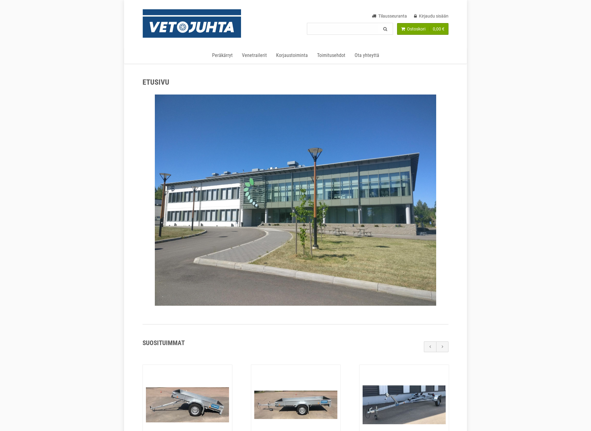 Screenshot for vetojuhta.fi