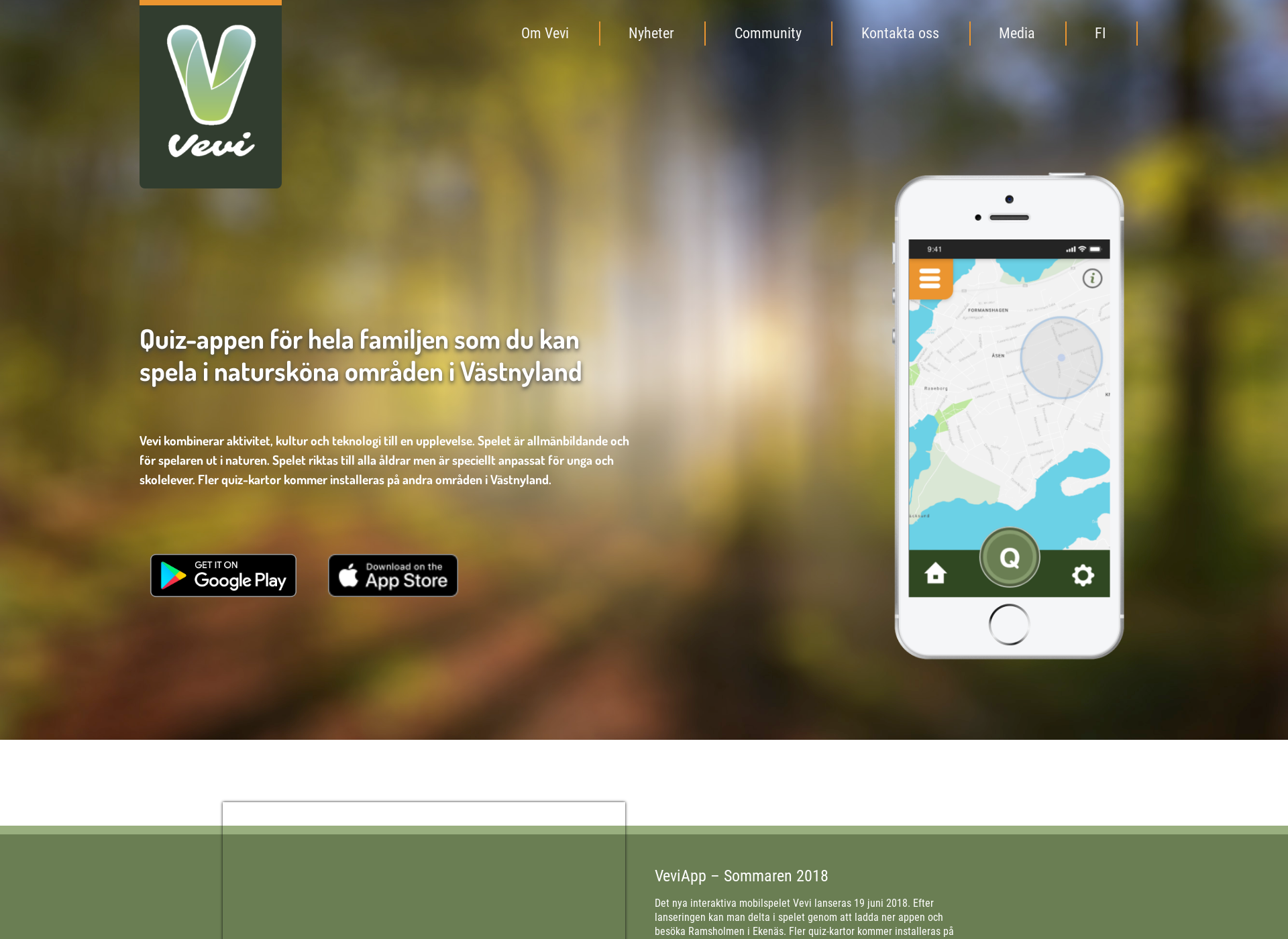 Screenshot for veviapp.fi