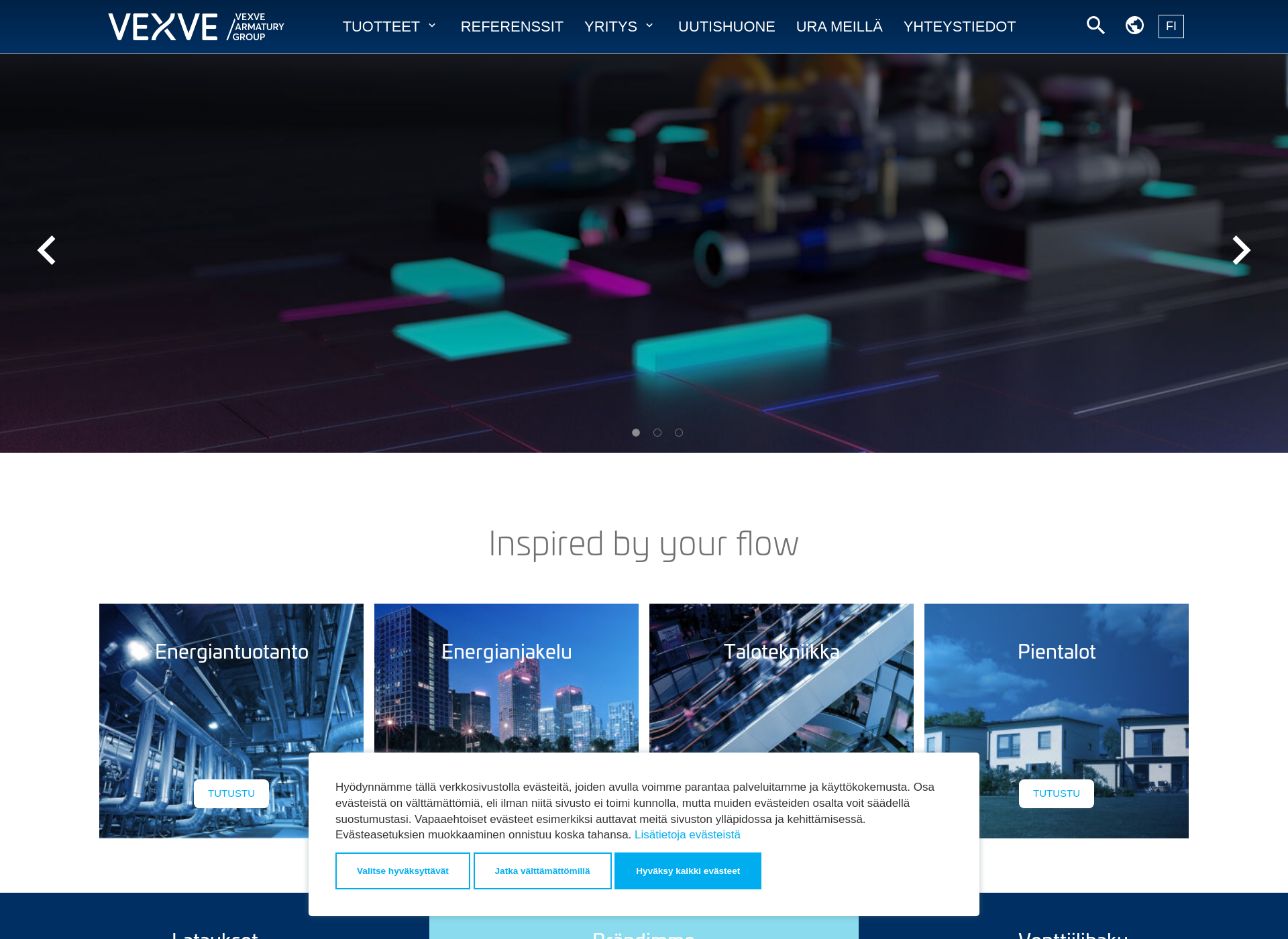 Screenshot for vexve-controls.fi