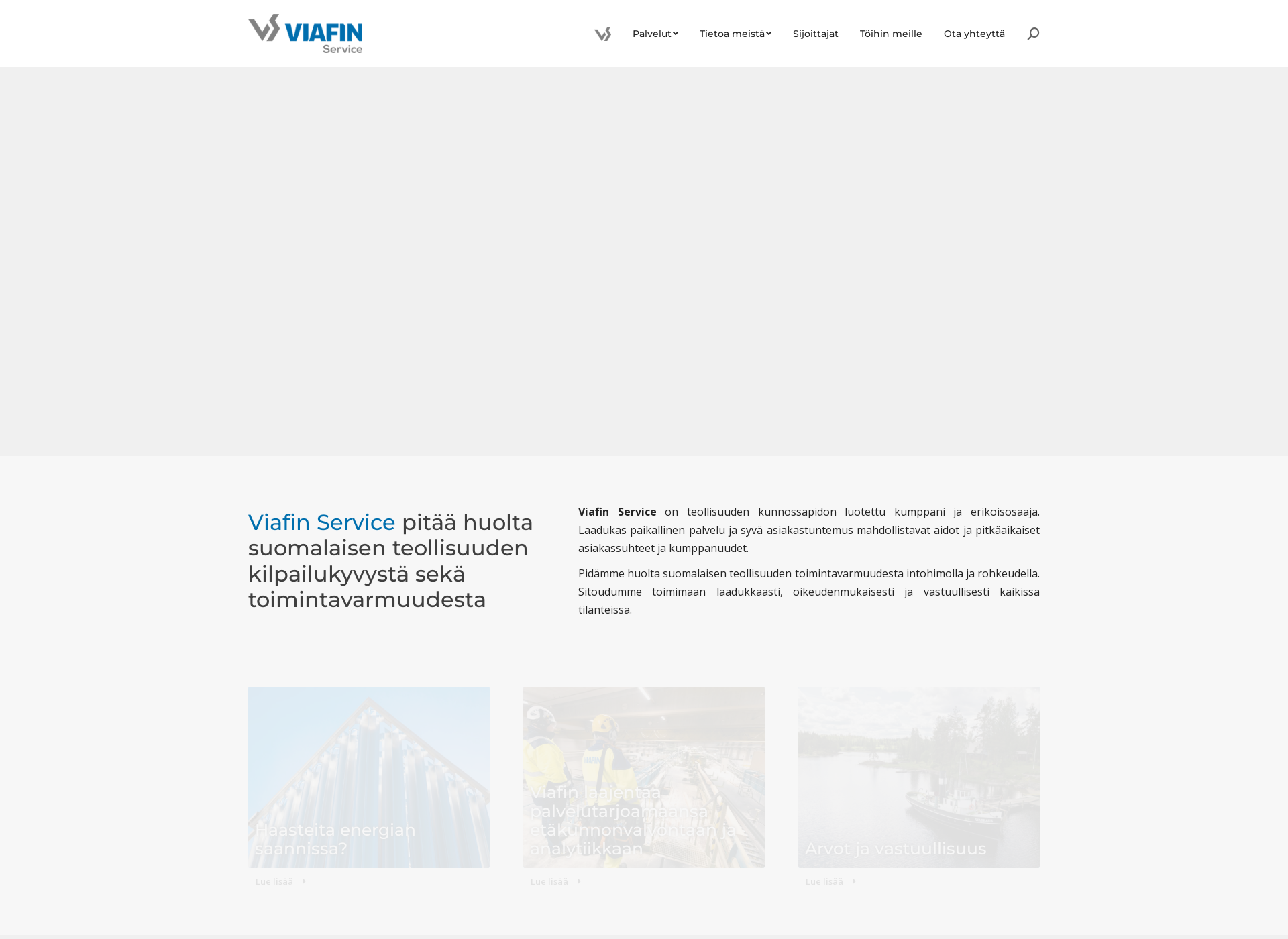 Screenshot for viafin.fi