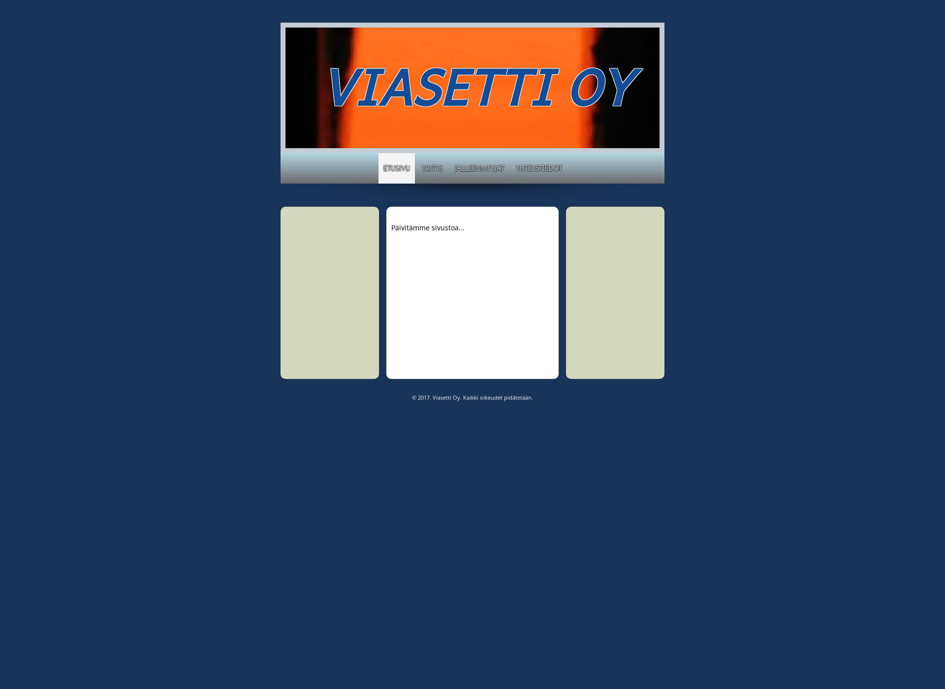 Screenshot for viasetti.fi