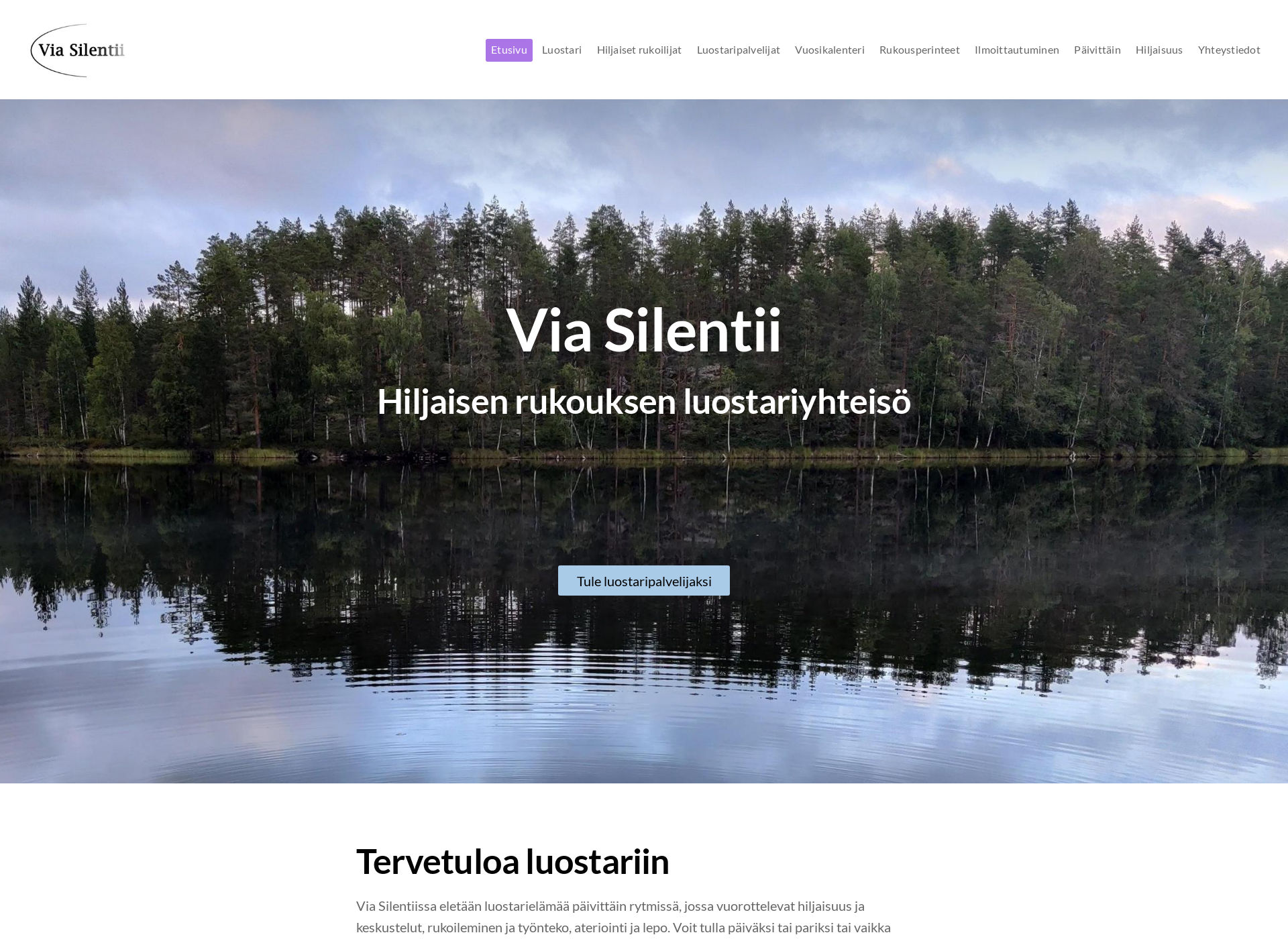 Screenshot for viasilentii.fi