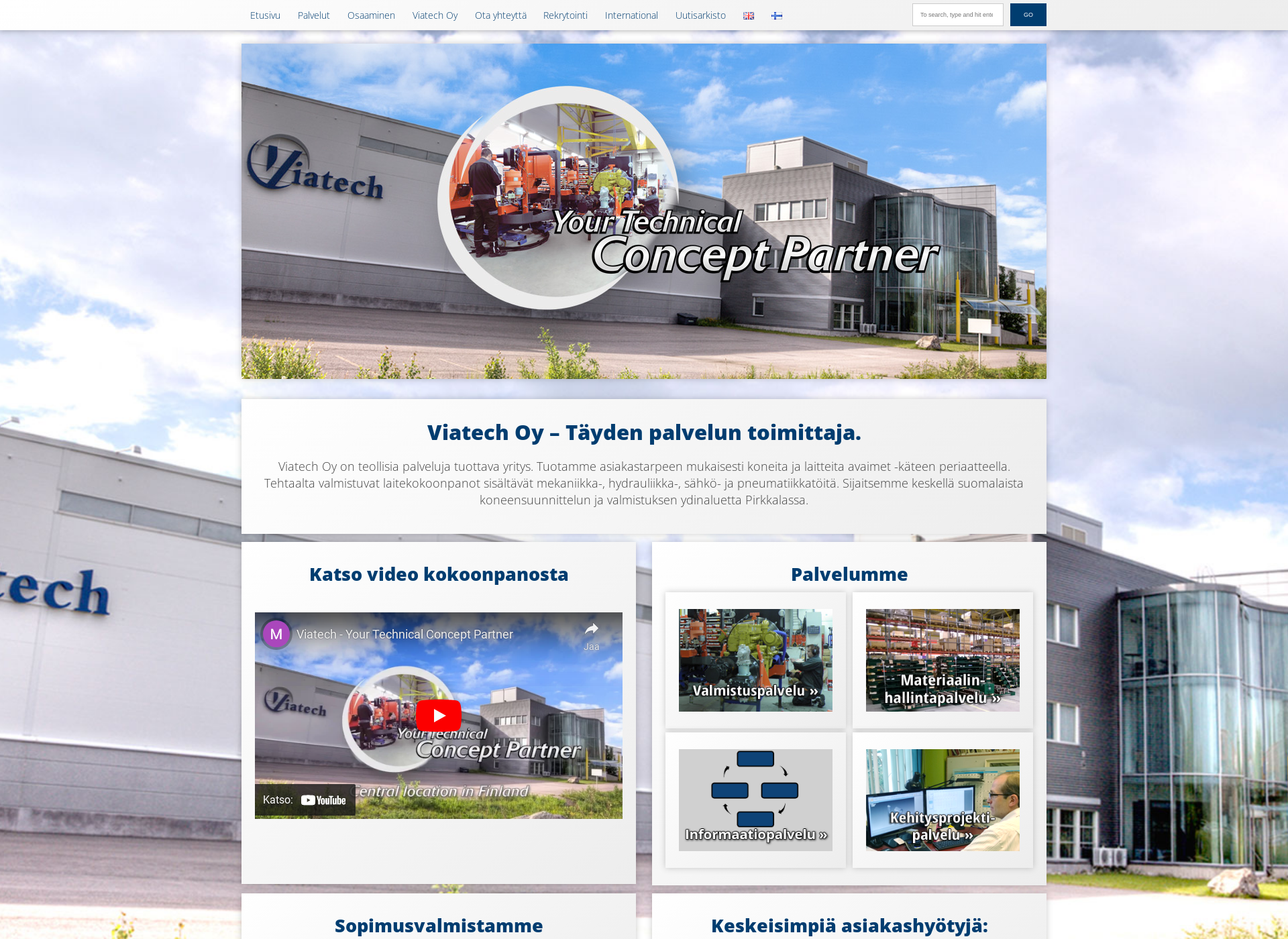 Screenshot for viatech.fi
