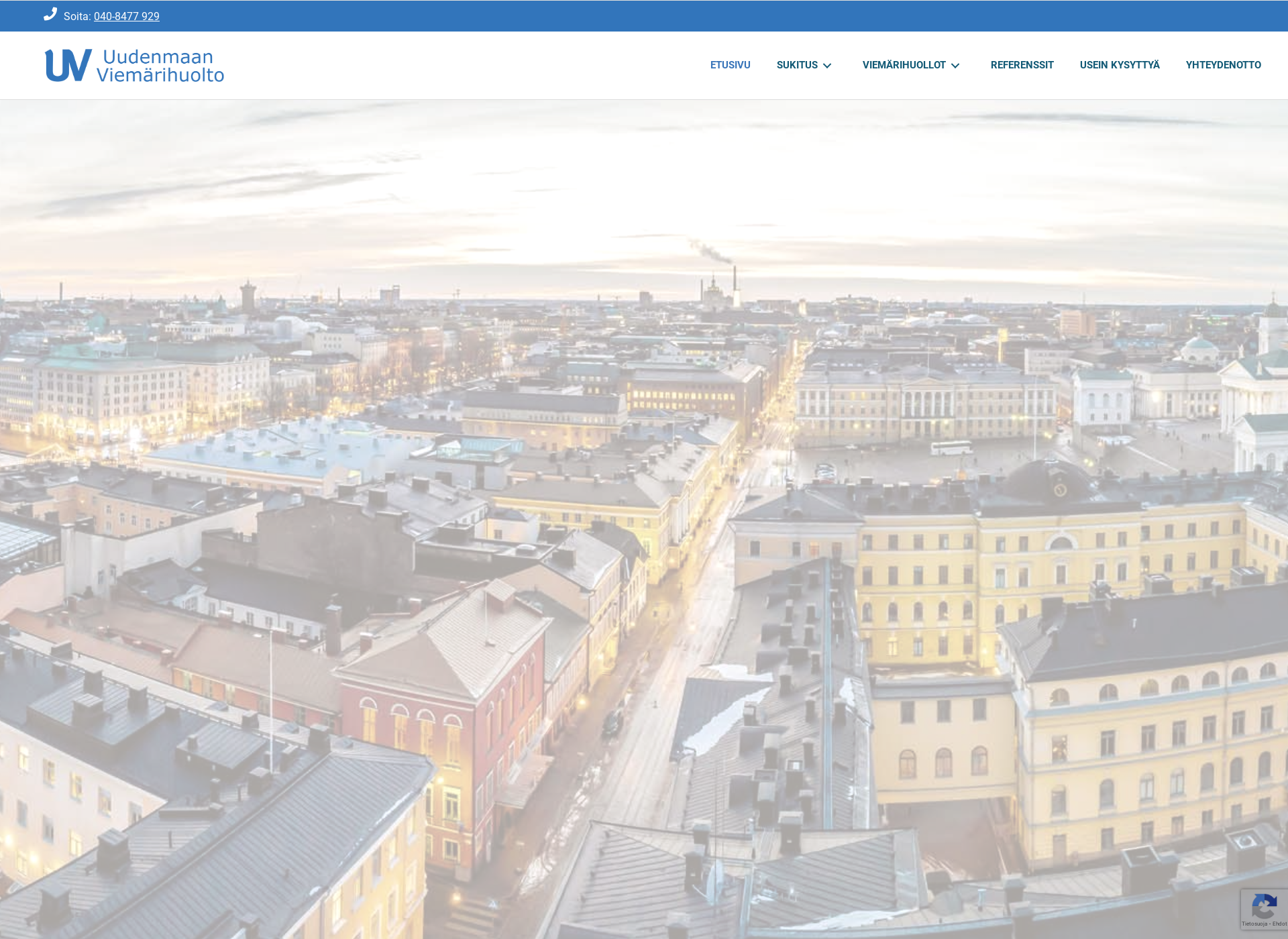 Screenshot for viemäri-saneeraus.fi