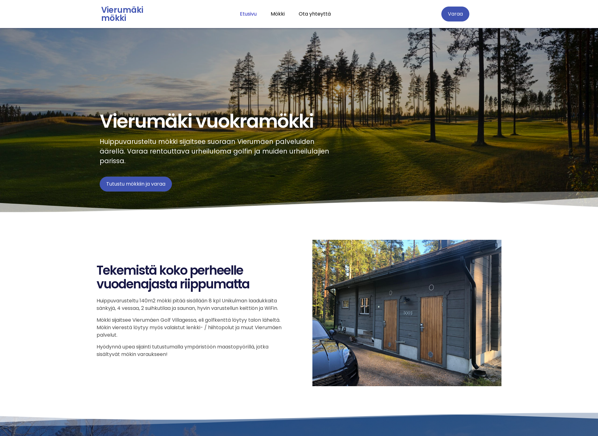 Screenshot for vierumakimokki.fi