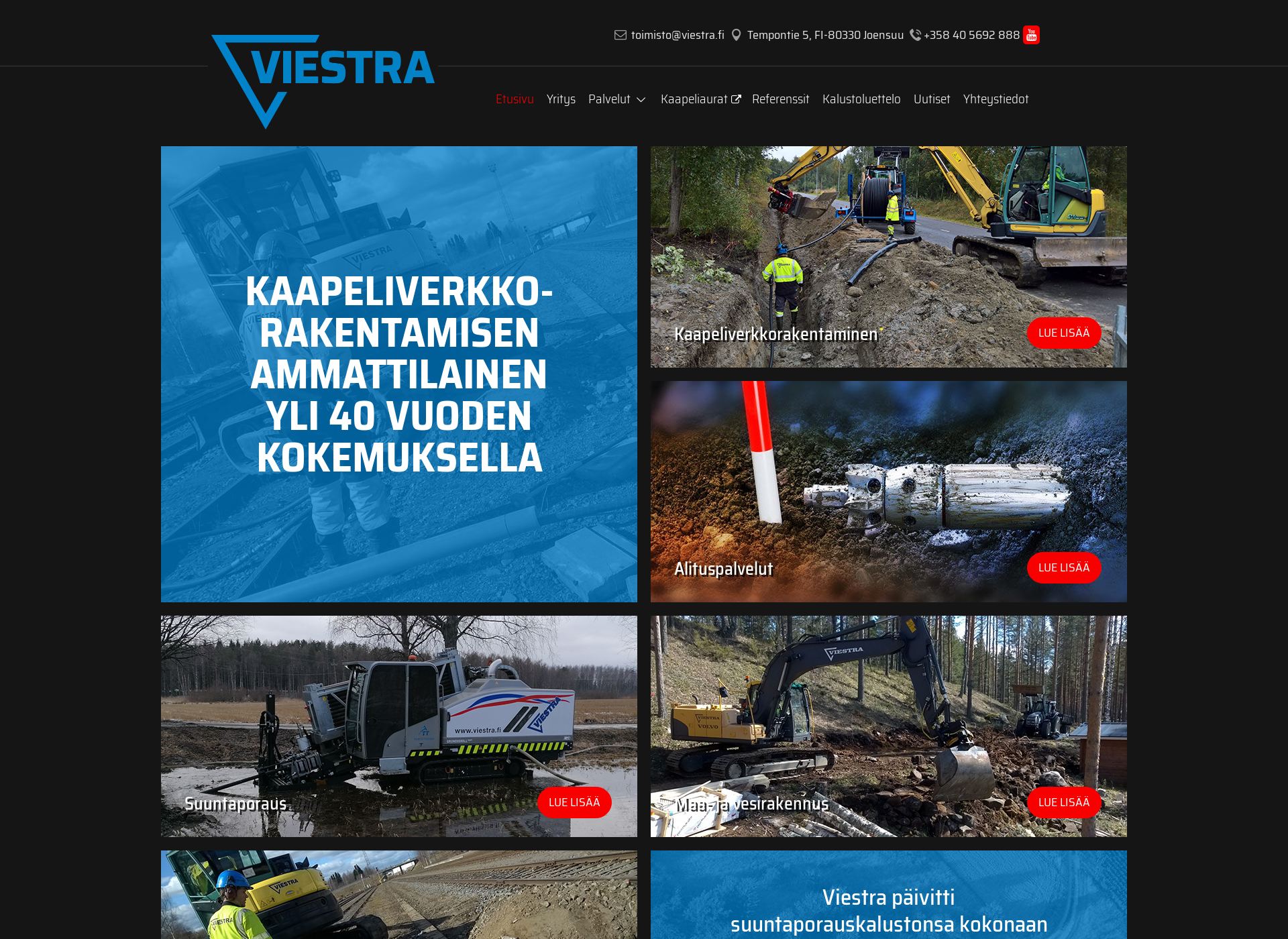 Screenshot for viestra.fi