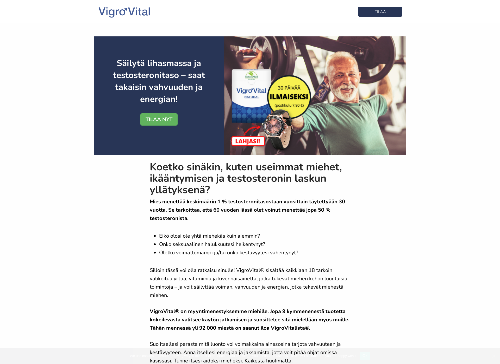 Screenshot for vigrovital.fi