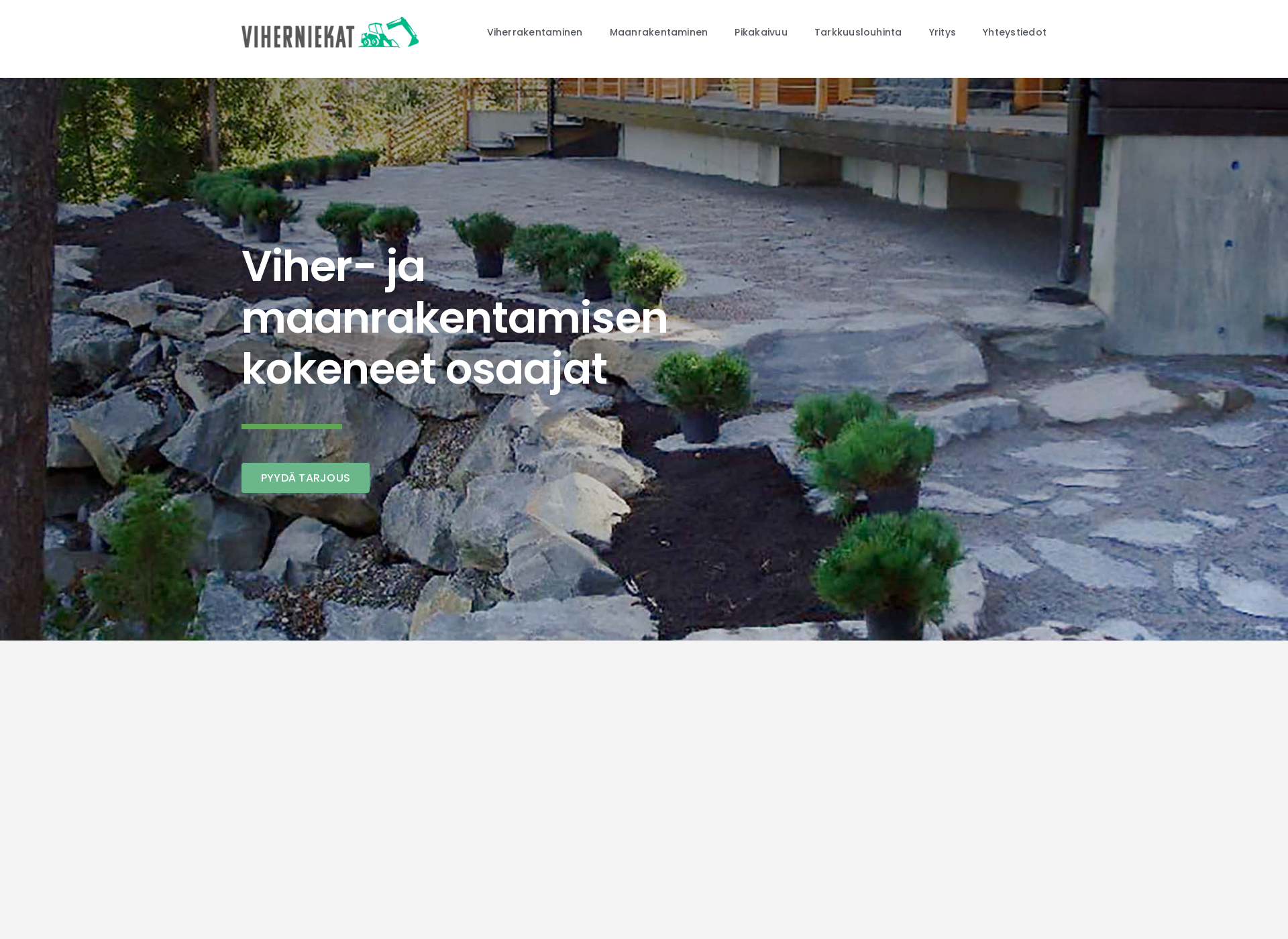 Skärmdump för viherniekat.fi