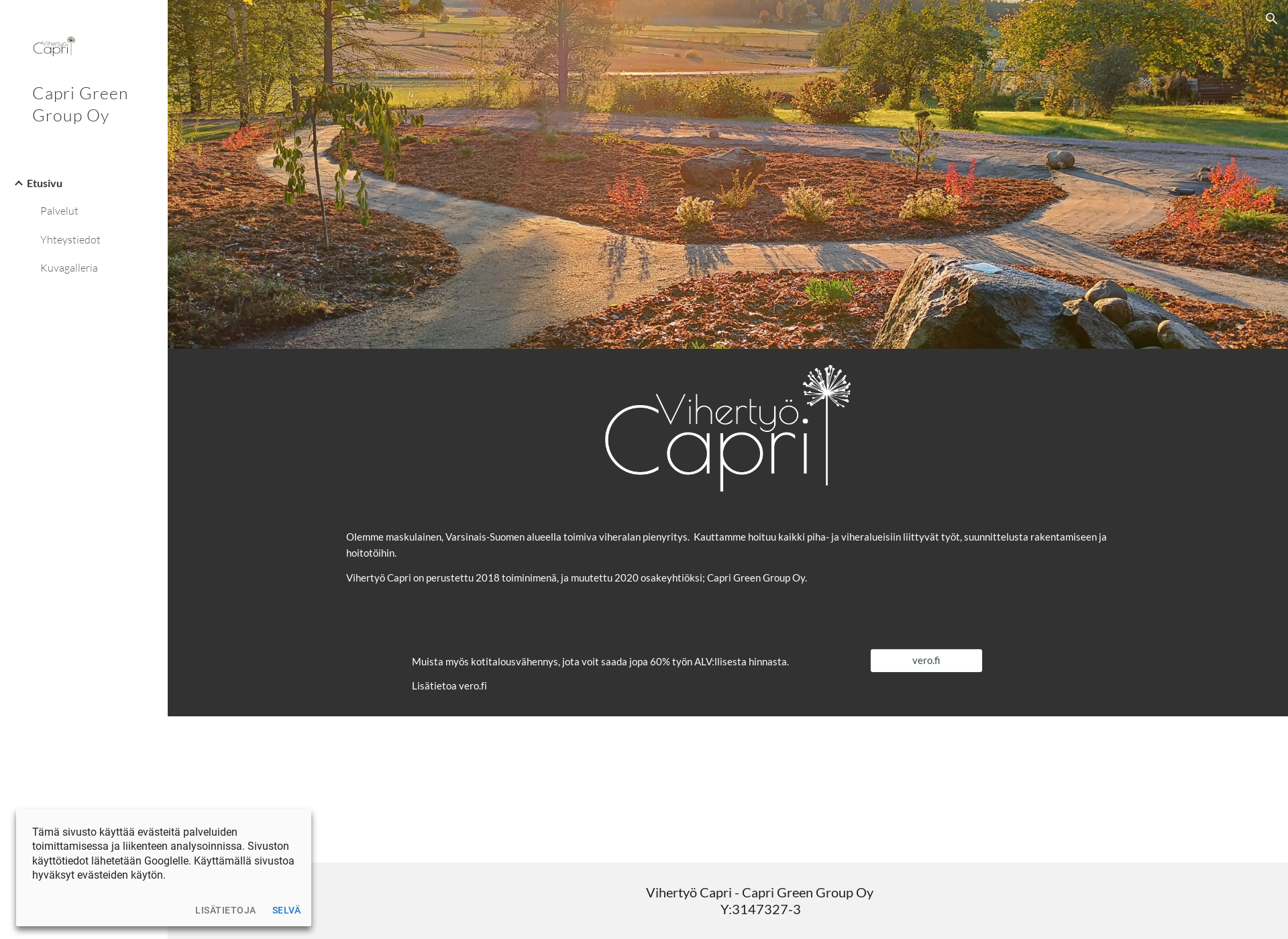 Screenshot for vihertyo-capri.com