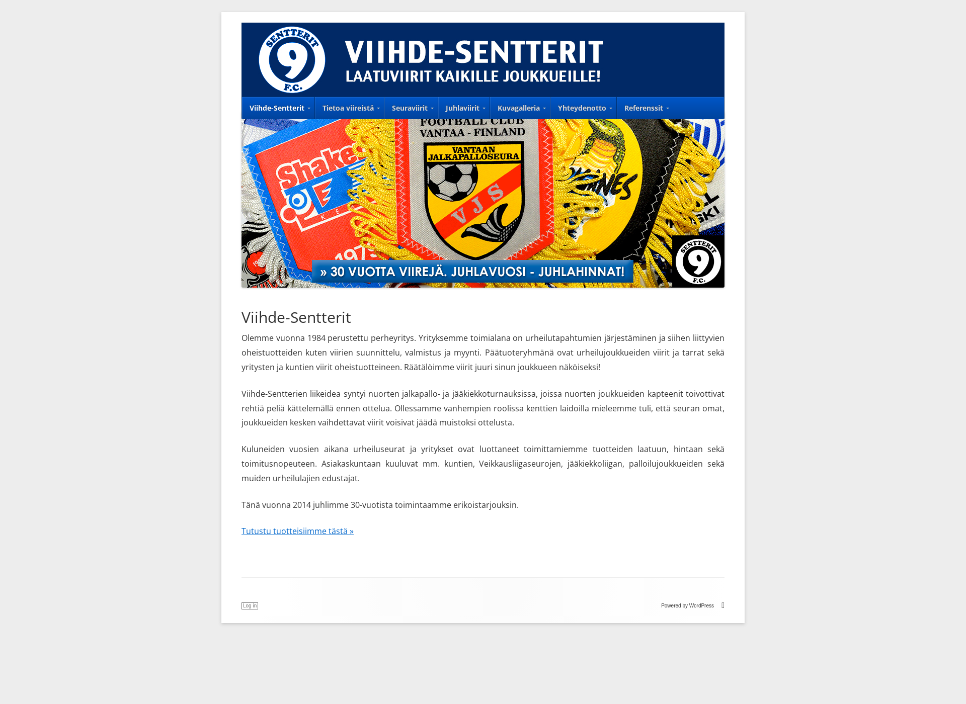 Screenshot for viihdesentterit.fi