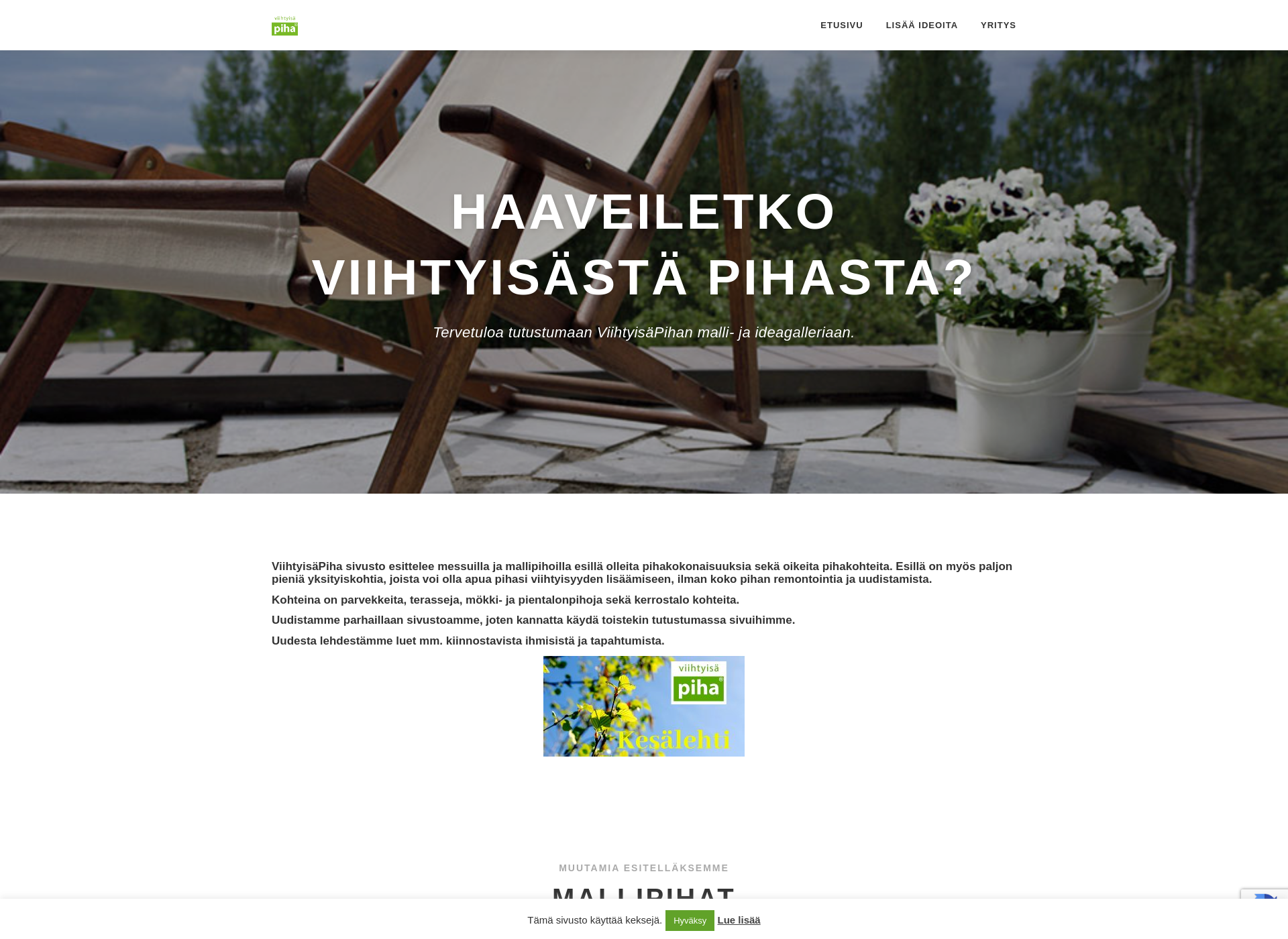Screenshot for viihtyisäpiha.fi