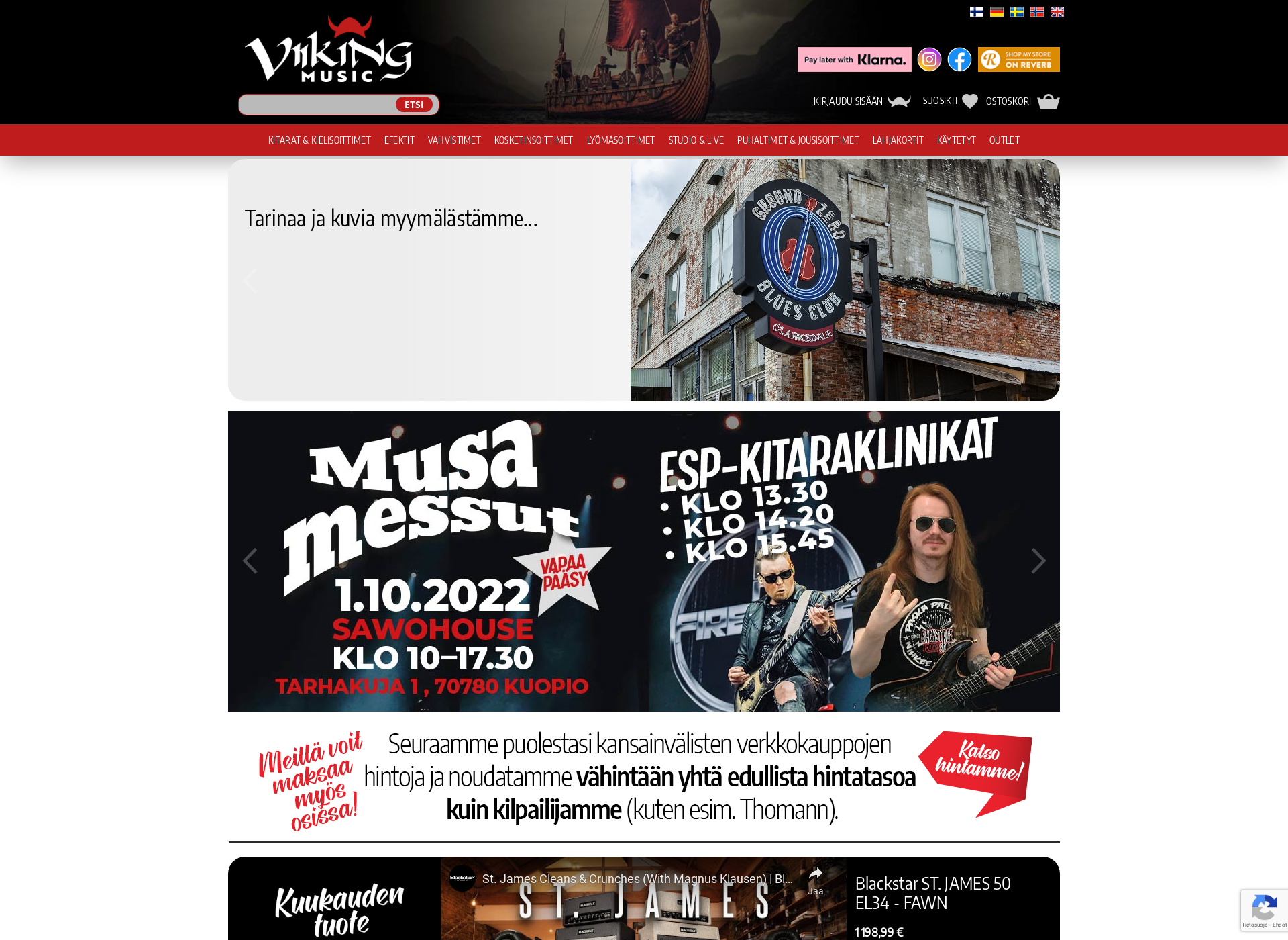 Screenshot for viikingmusiikki.fi