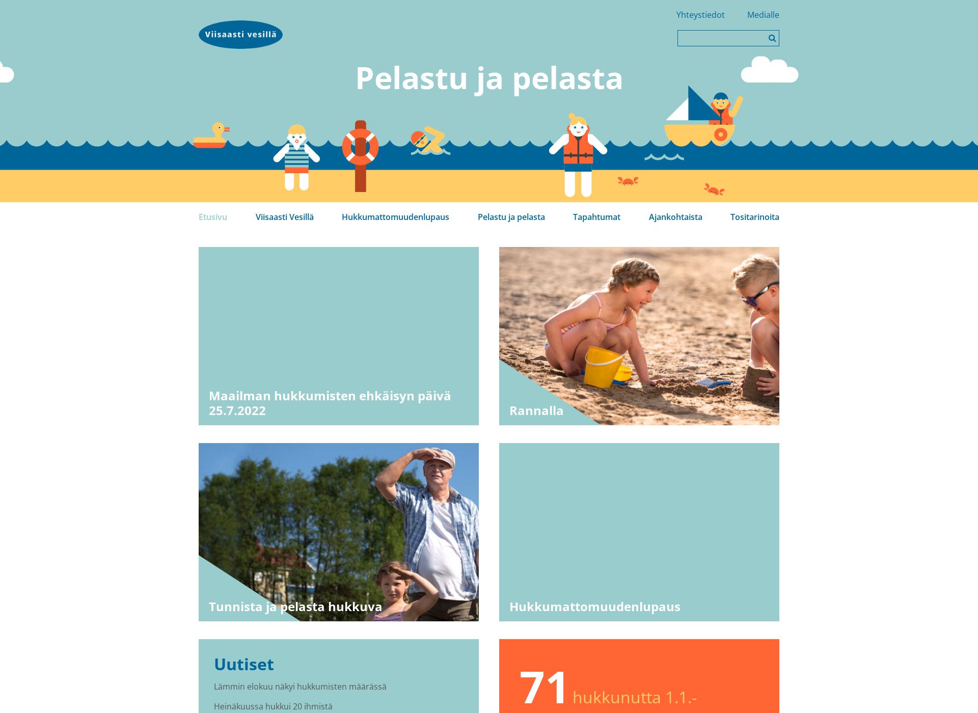 Screenshot for viisaastivesilla.fi