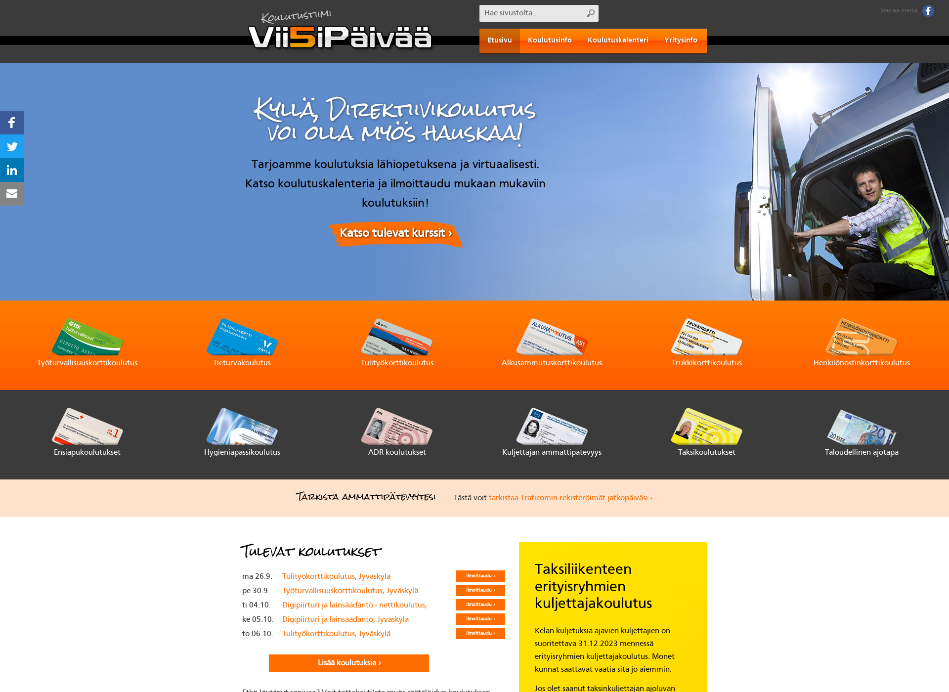 Screenshot for viisipaivaa.fi