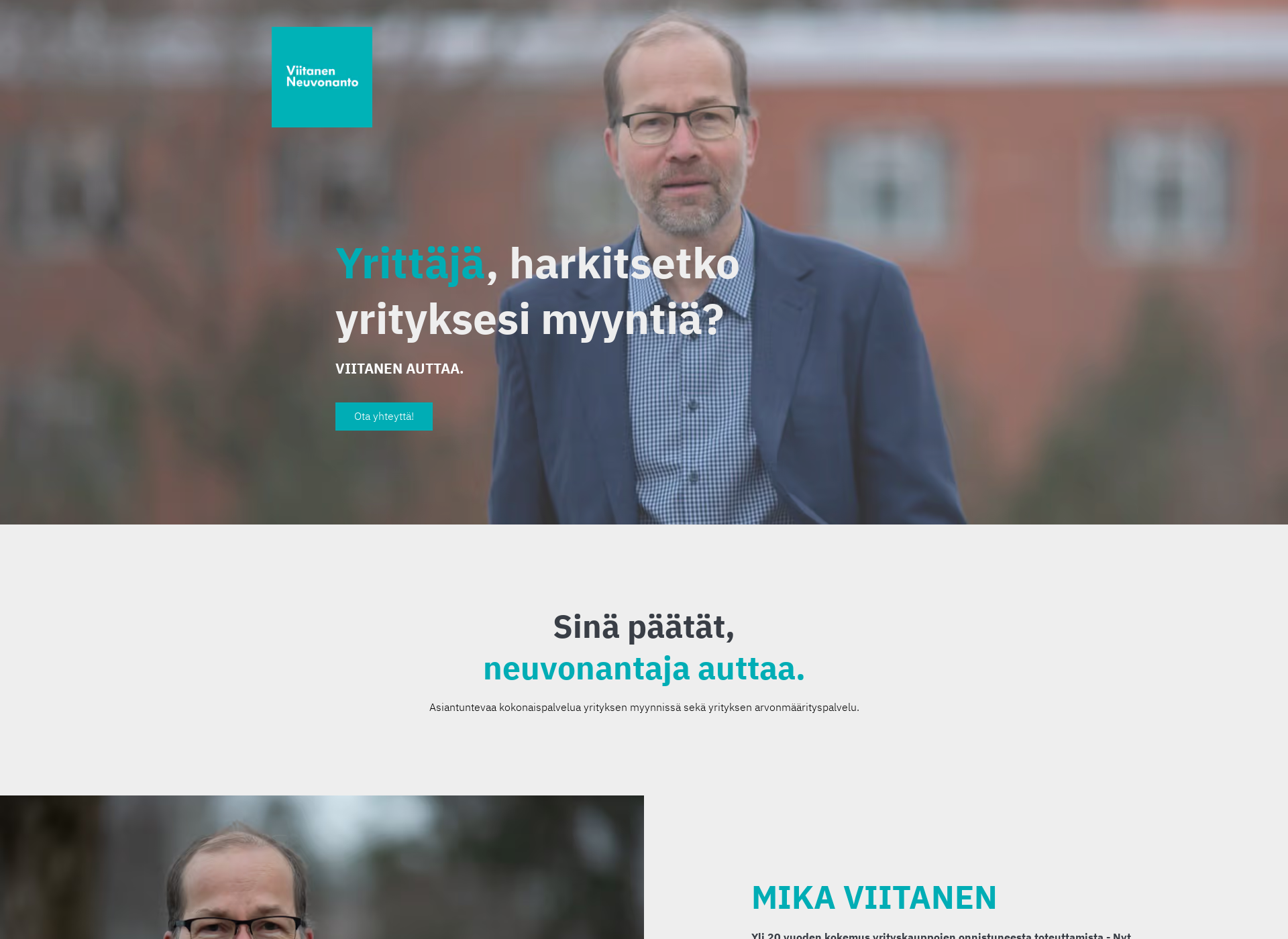 Skärmdump för viitanenneuvonanto.fi