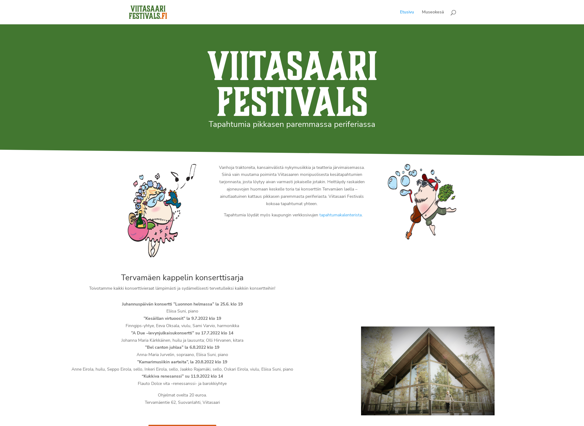 Skärmdump för viitasaarifestivals.fi