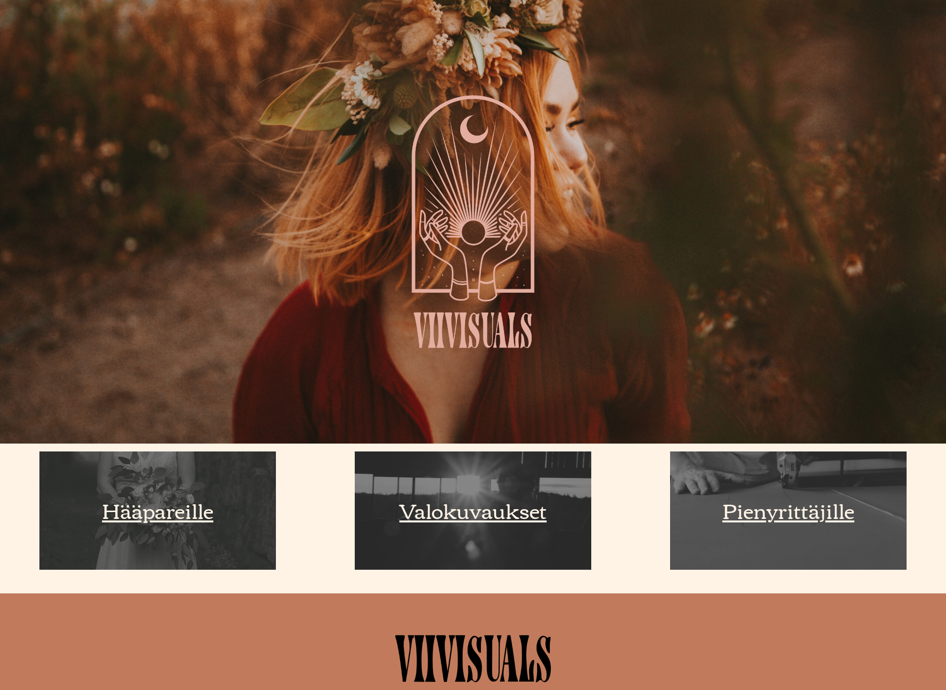 Skärmdump för viivisuals.fi