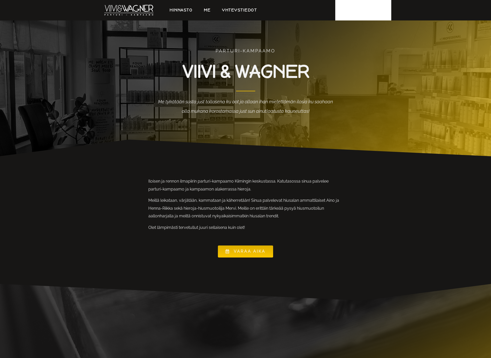 Screenshot for viiviwagner.fi