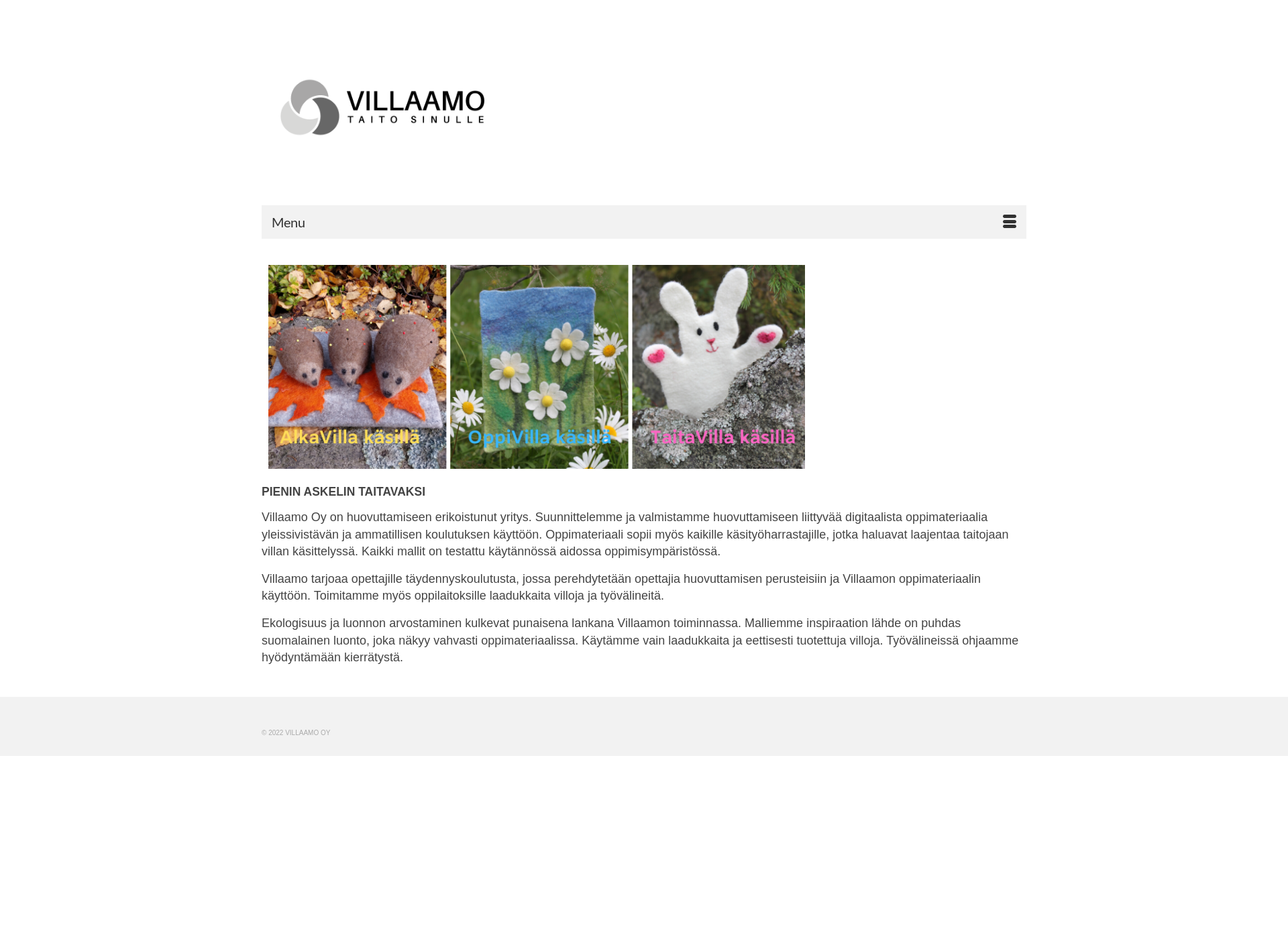 Skärmdump för villaamo.fi