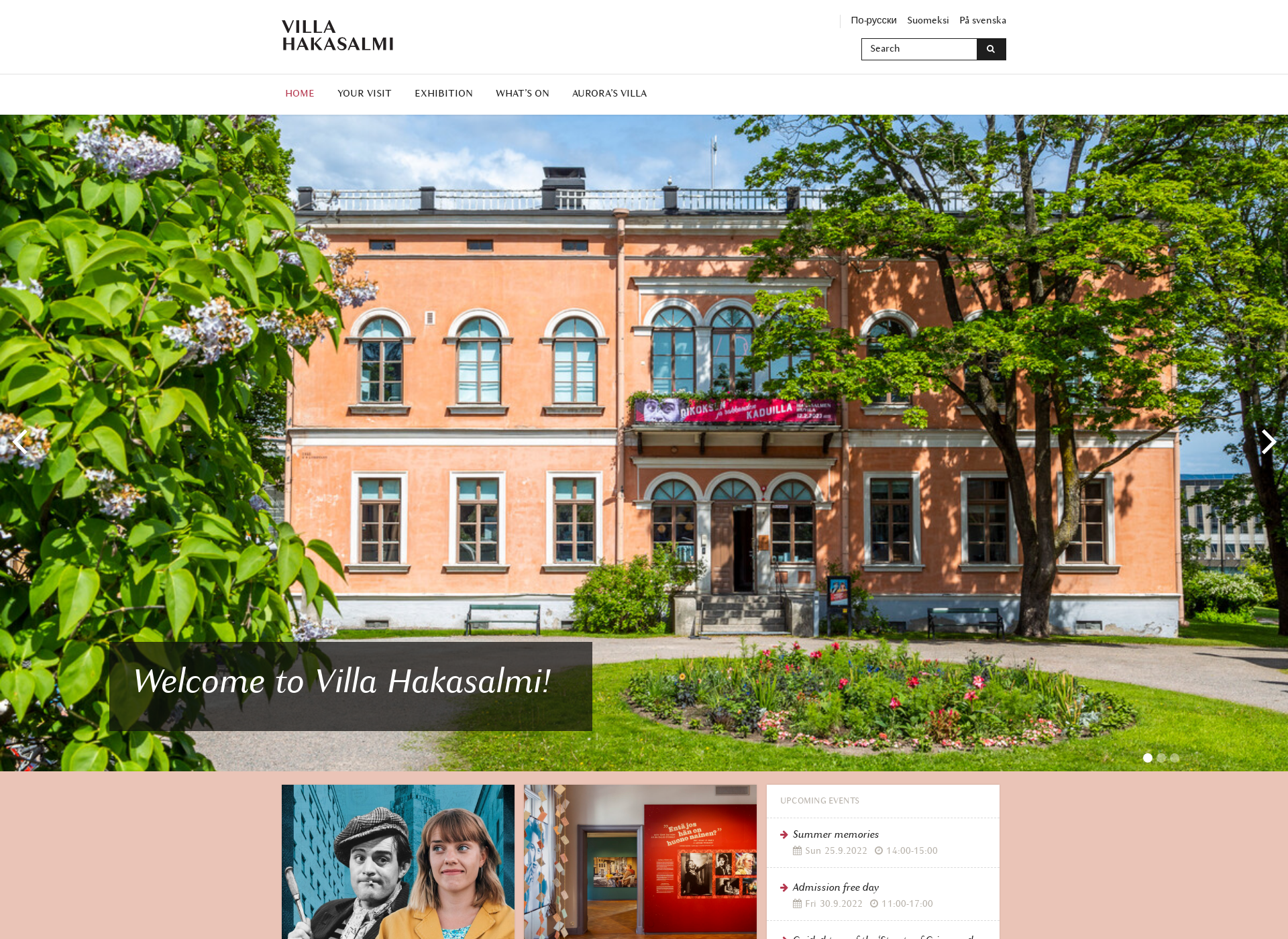 Screenshot for villahakasalmi.fi