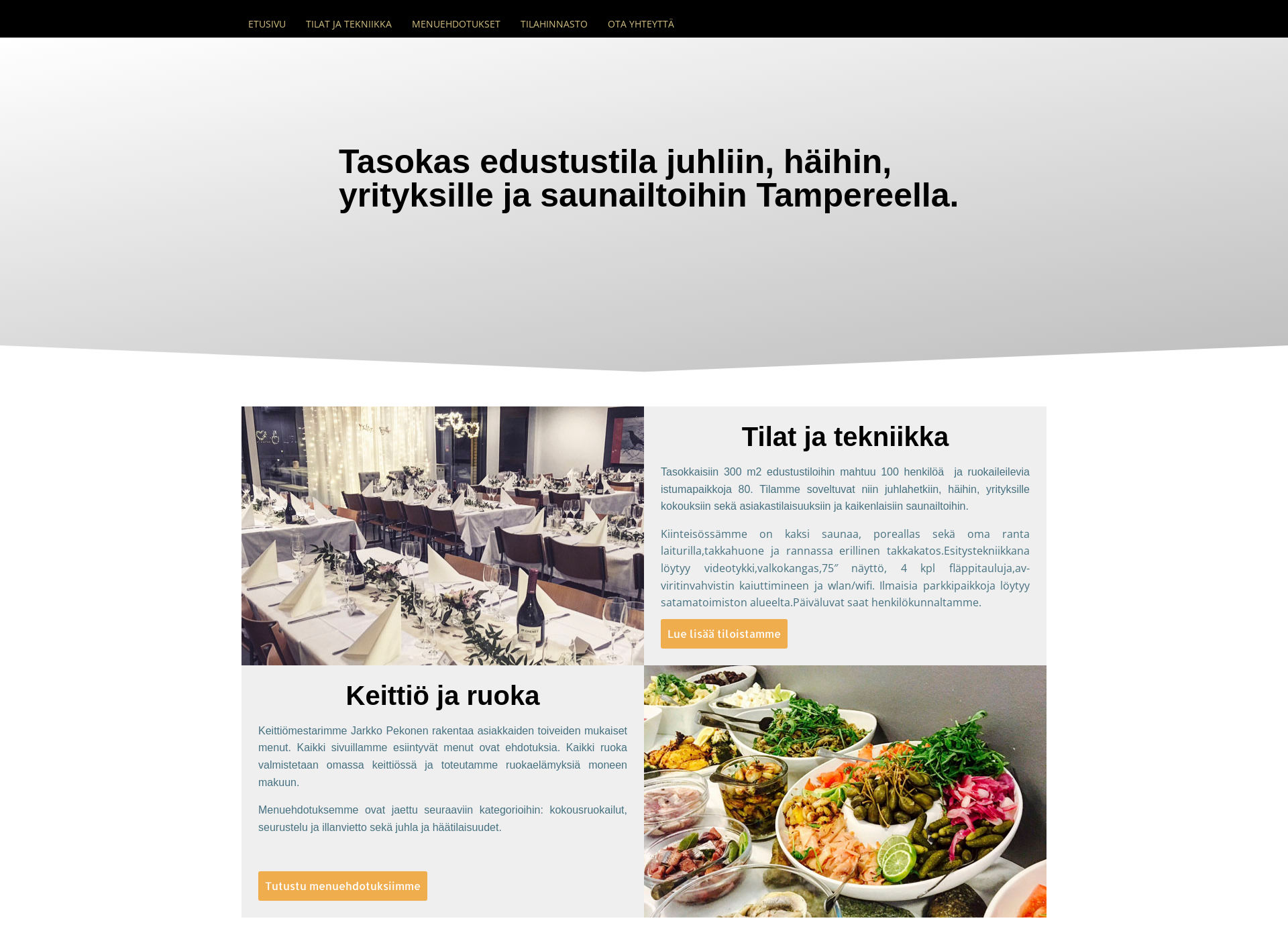 Skärmdump för villaharmalanranta.fi