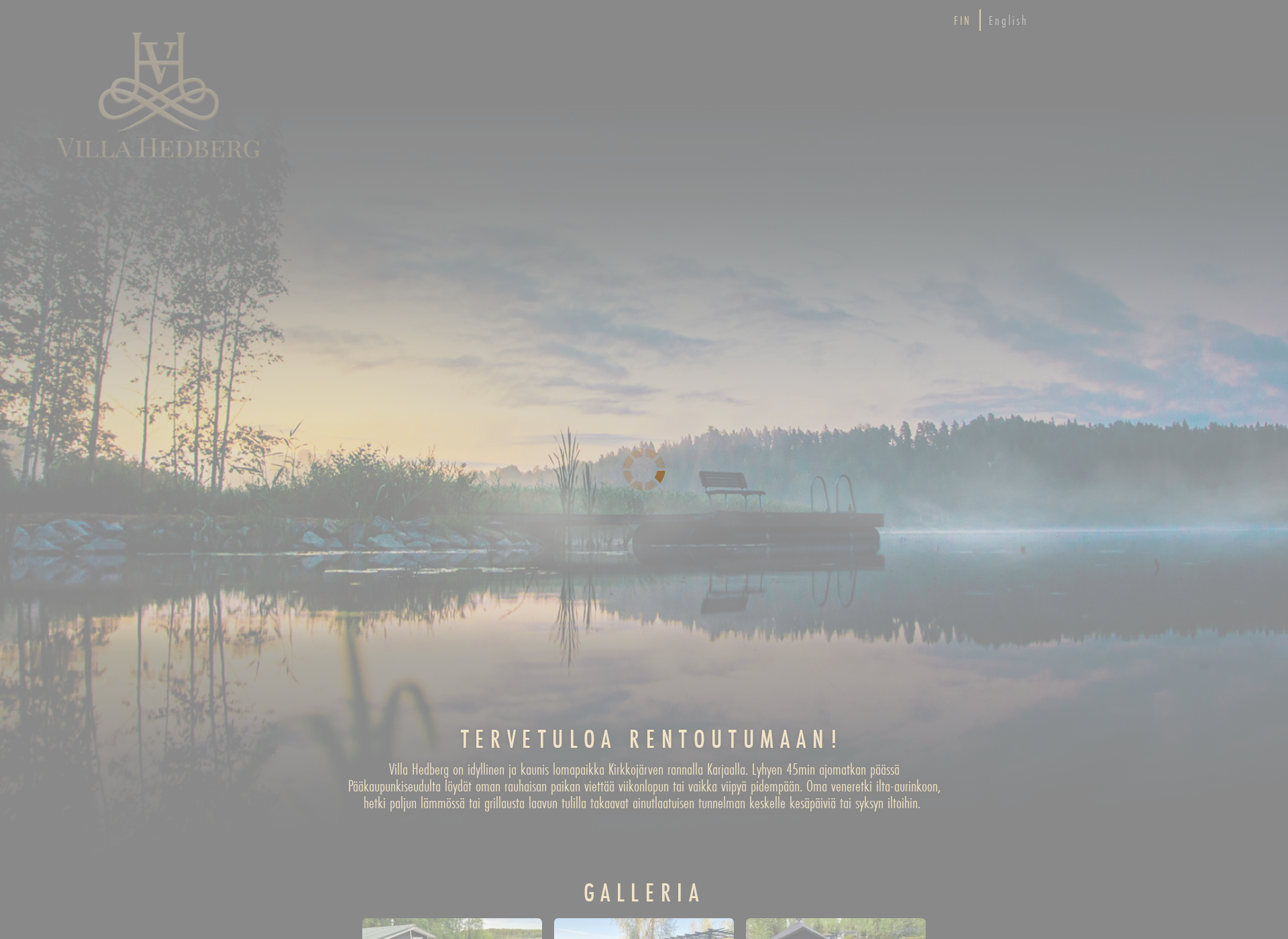 Screenshot for villahedberg.fi