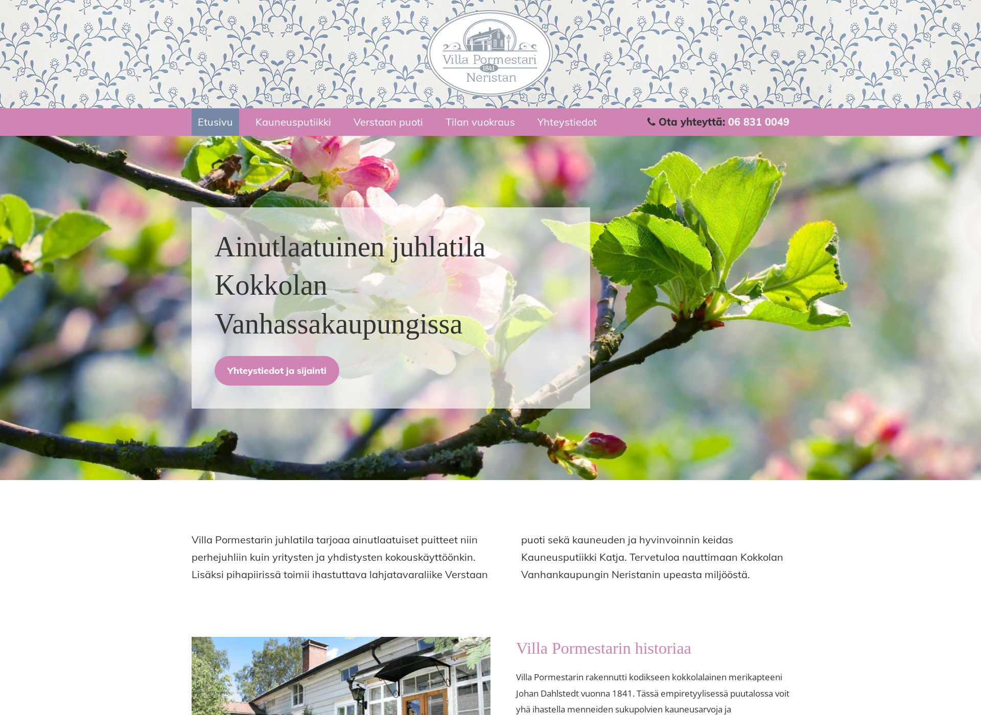Screenshot for villapormestari.fi