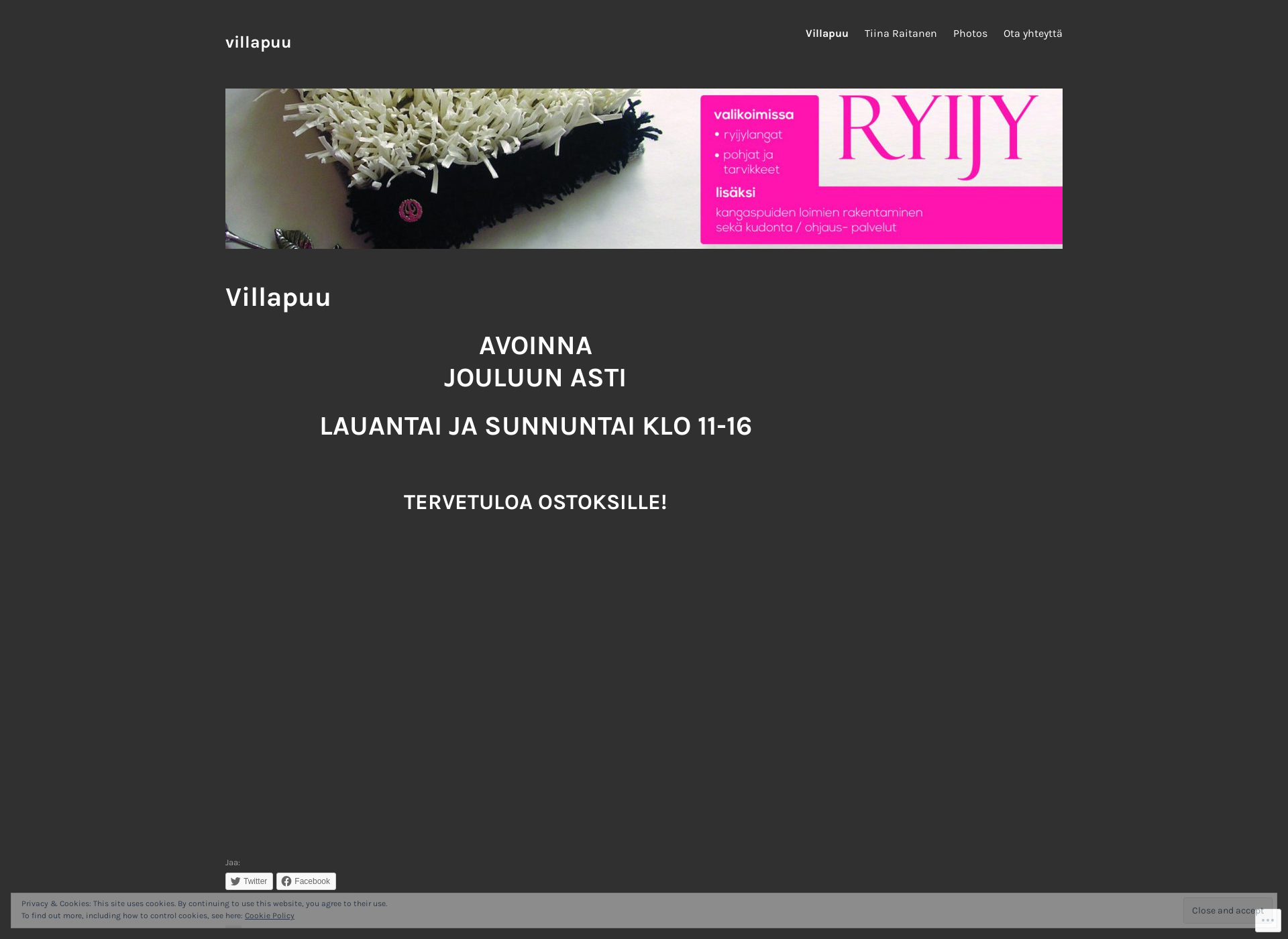 Screenshot for villapuu.fi