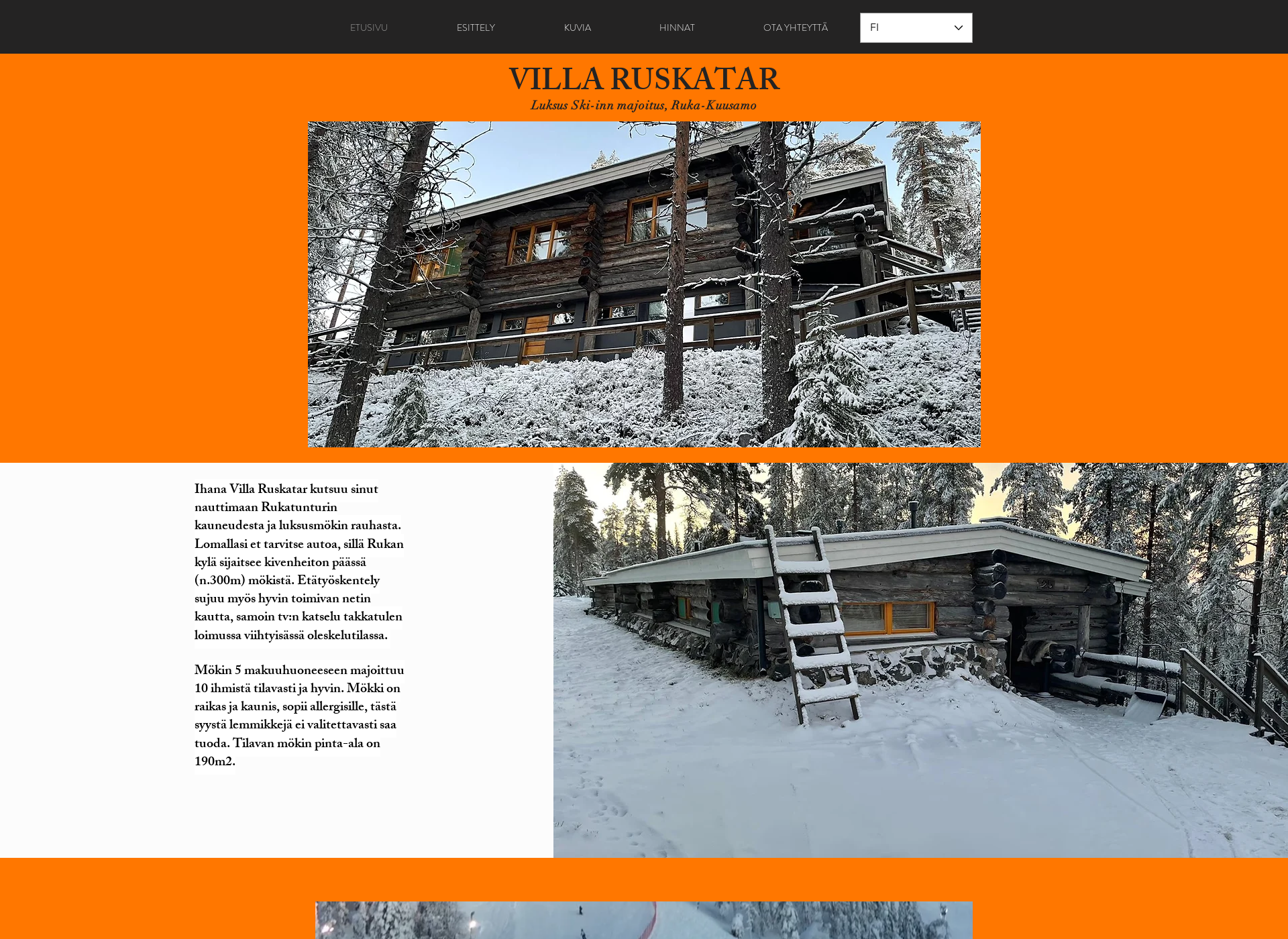 Screenshot for villaruskatar.fi
