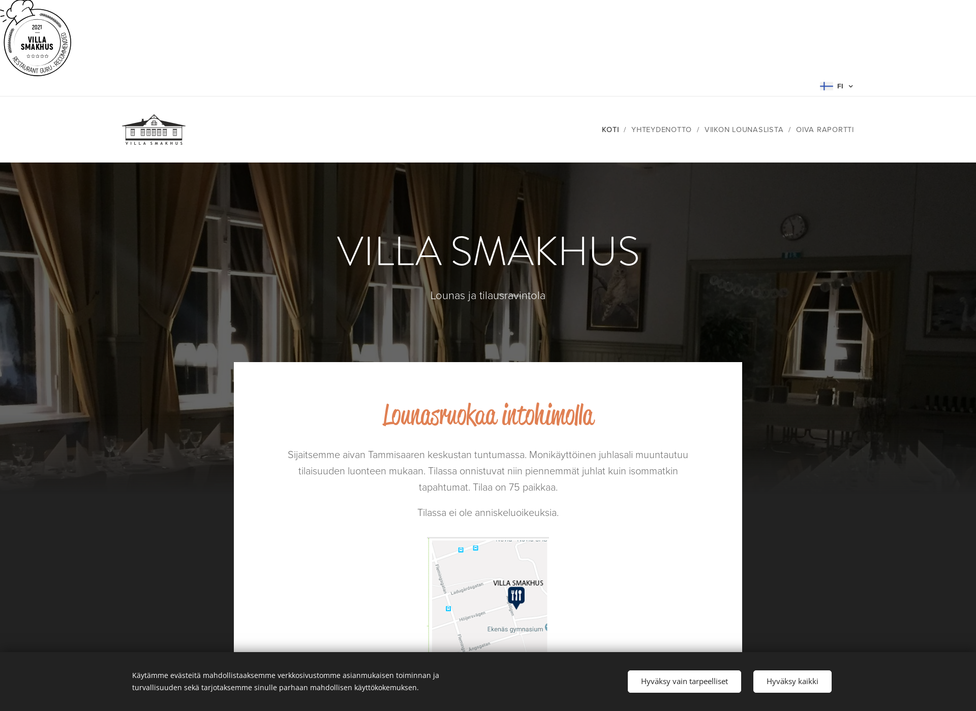 Screenshot for villasmakhus.fi