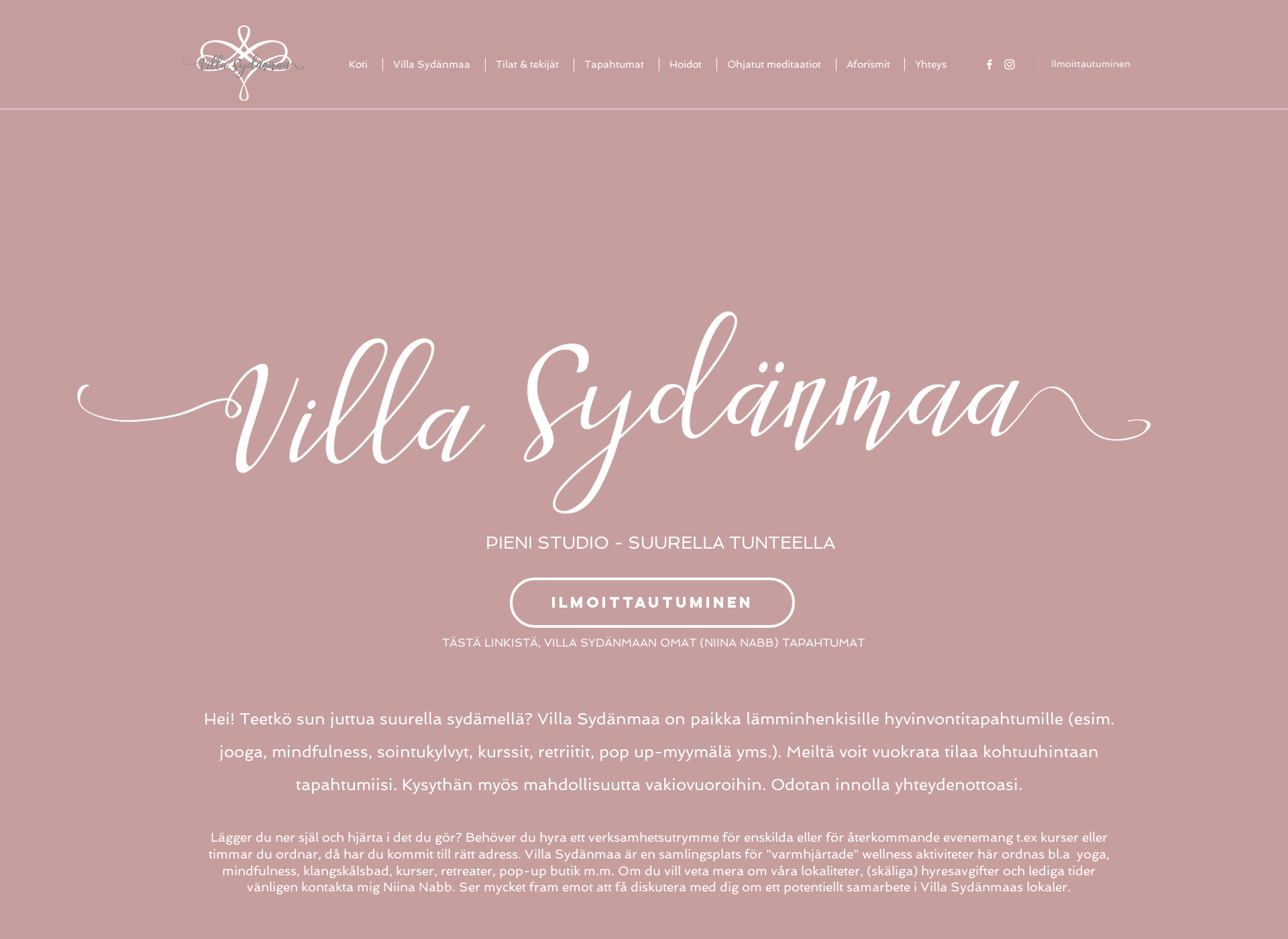 Screenshot for villasydanmaa.fi