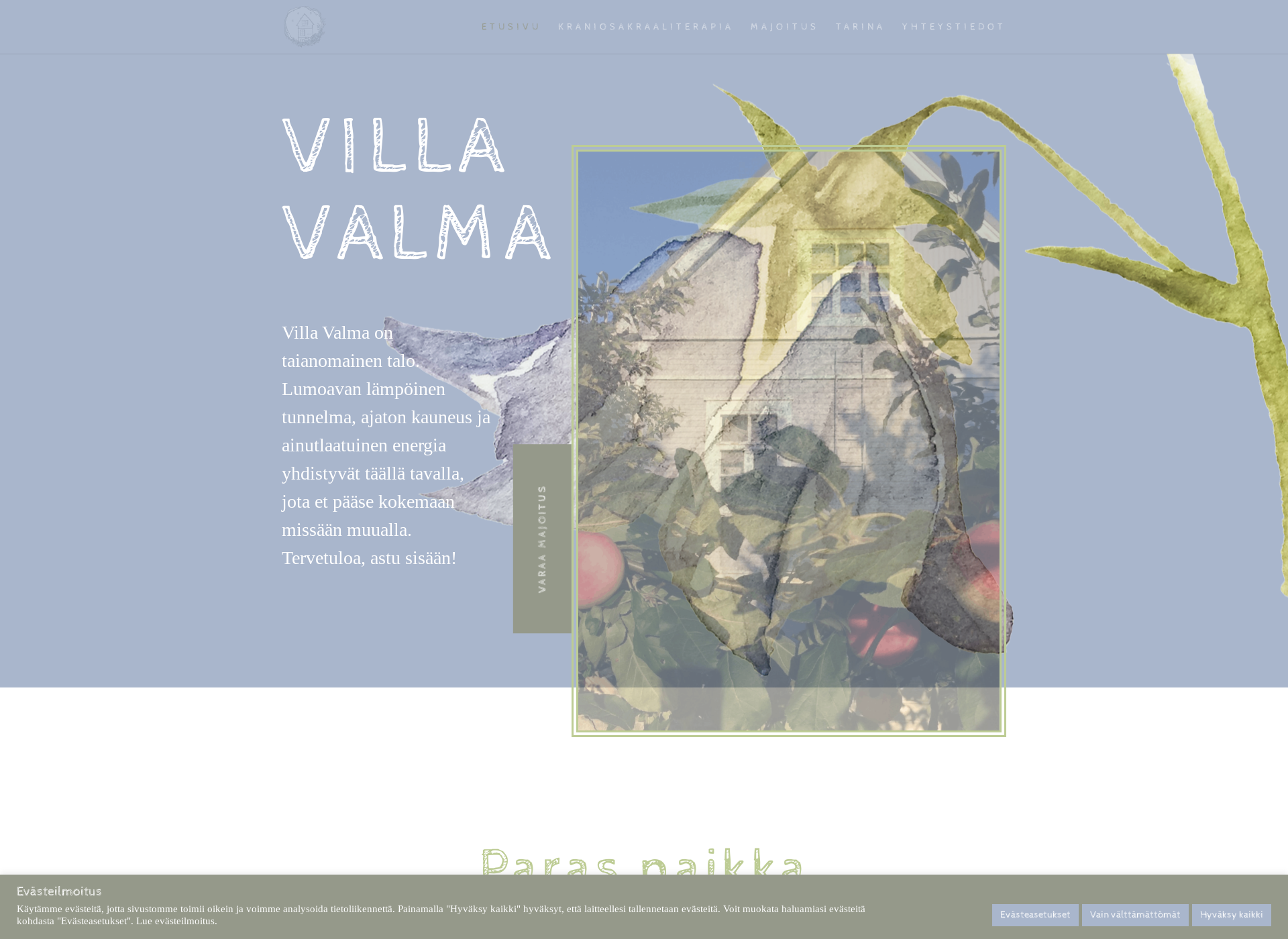 Screenshot for villavalma.fi